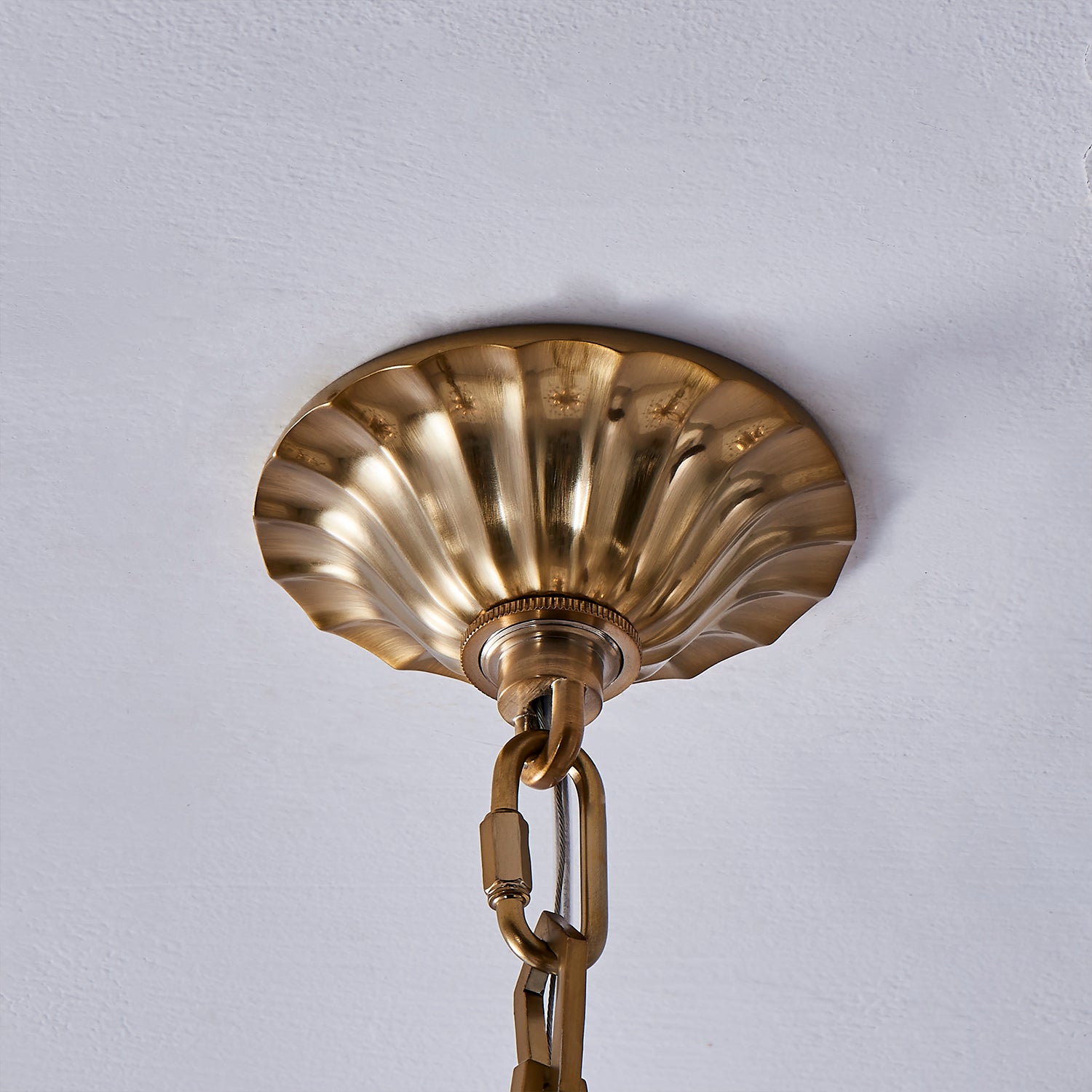 48'' Tulipani 8 Light Winter Brass Chandelier