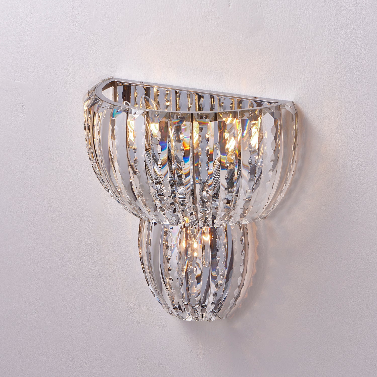 15'' Fontana 3 Light Chrome Wall Sconce