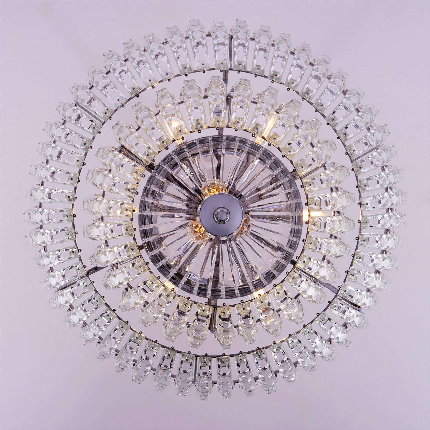 25'' Fontana 9 Light Chrome Pendant