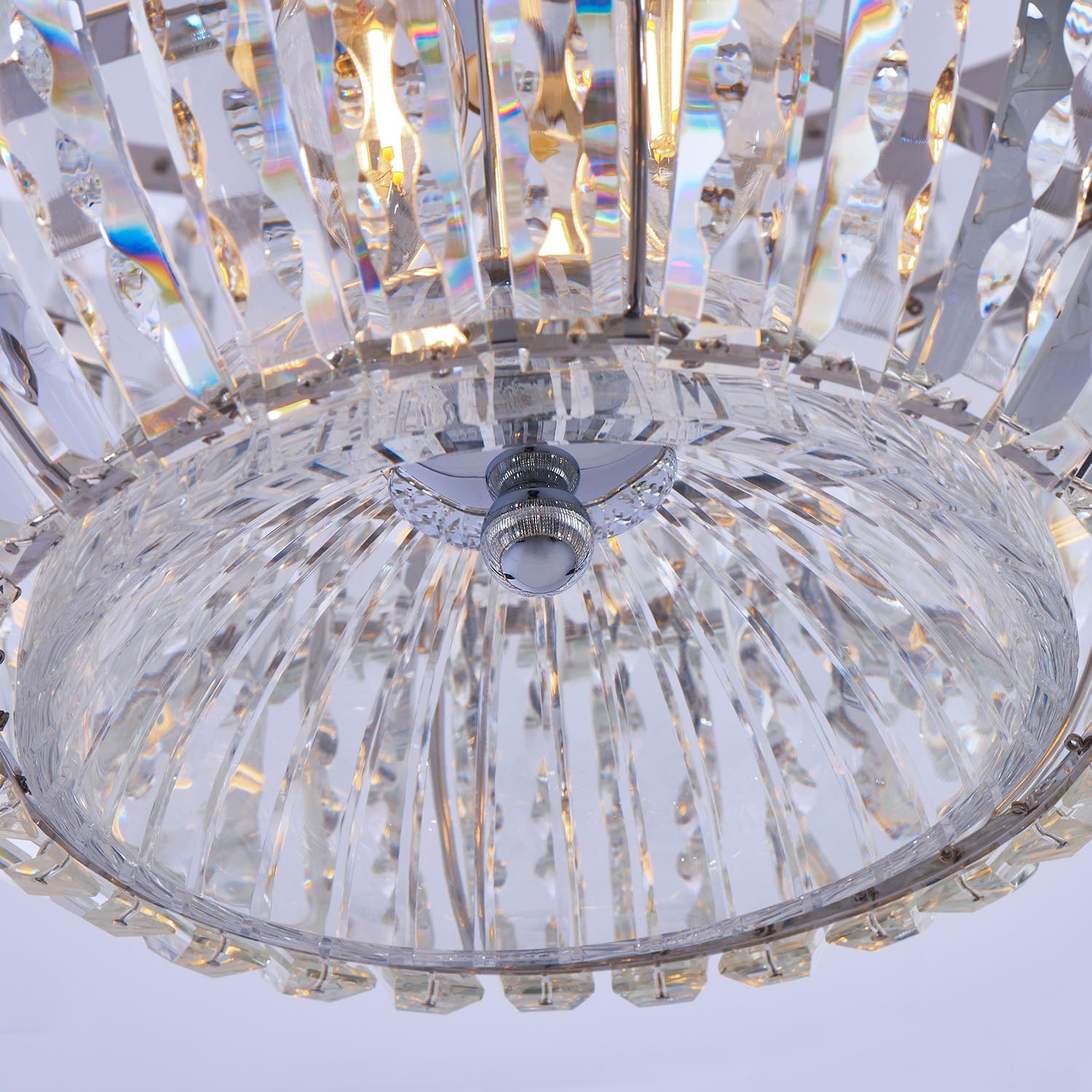 25'' Fontana 9 Light Chrome Pendant
