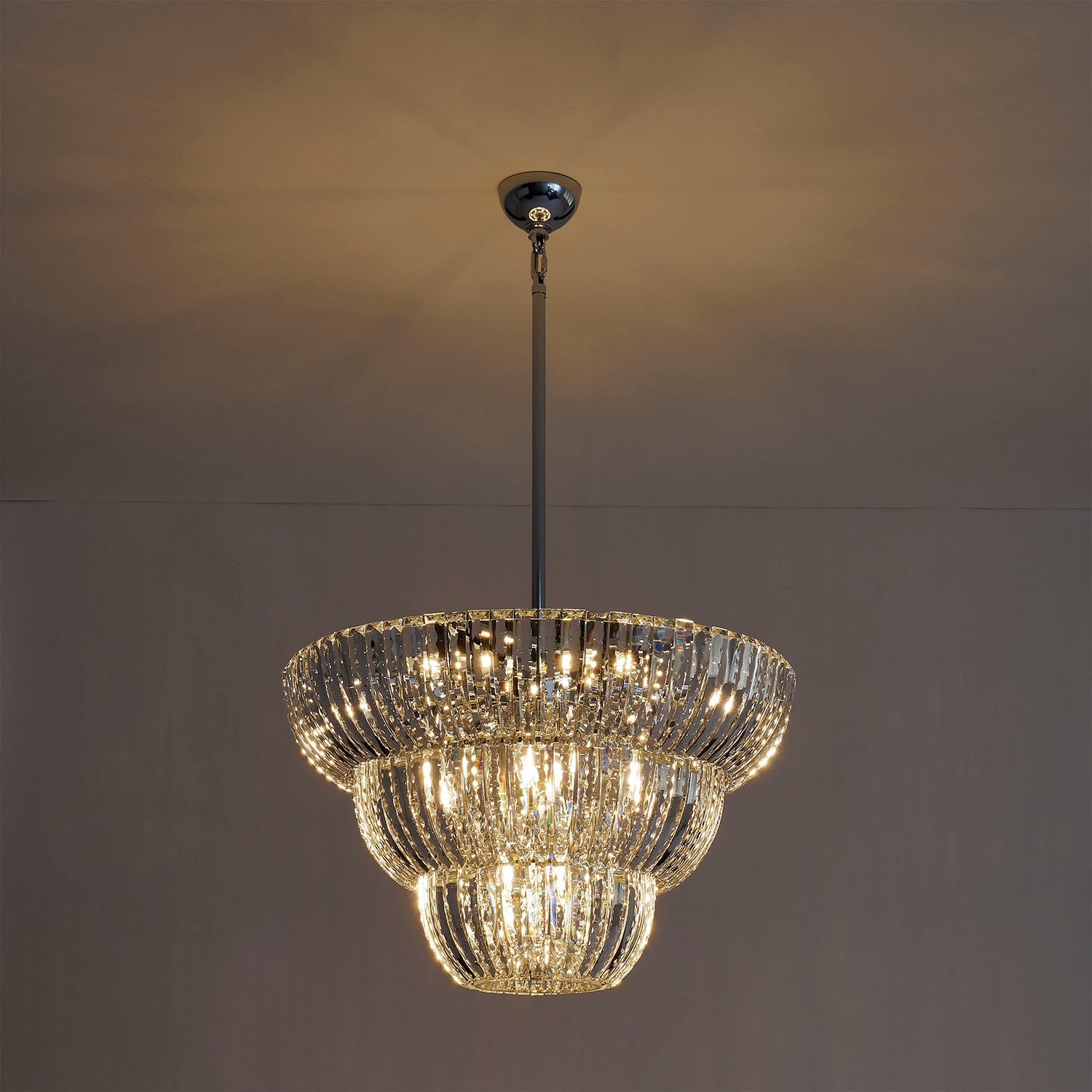 30.5'' Fontana 15 Light Chrome Chandelier
