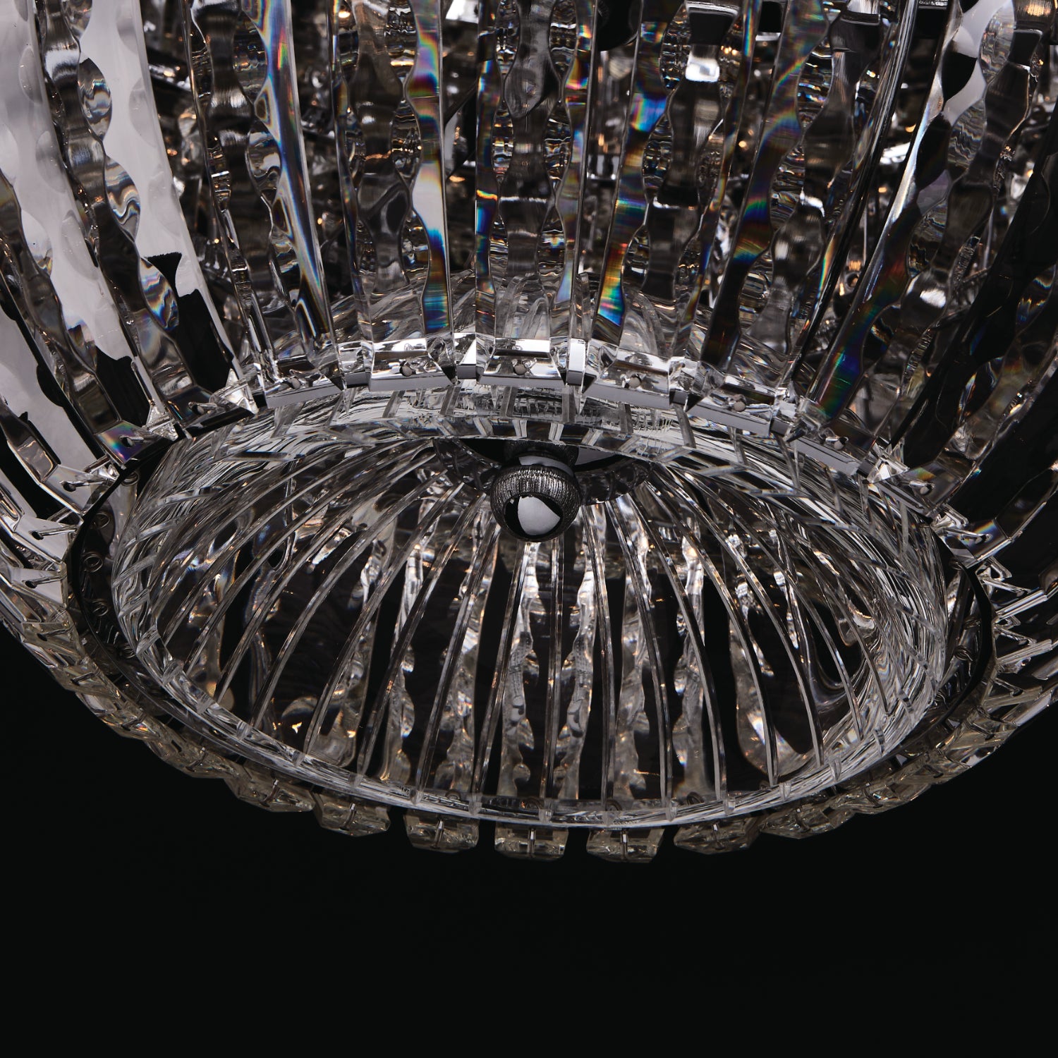 94'' Fontana 87 Light Chrome Chandelier