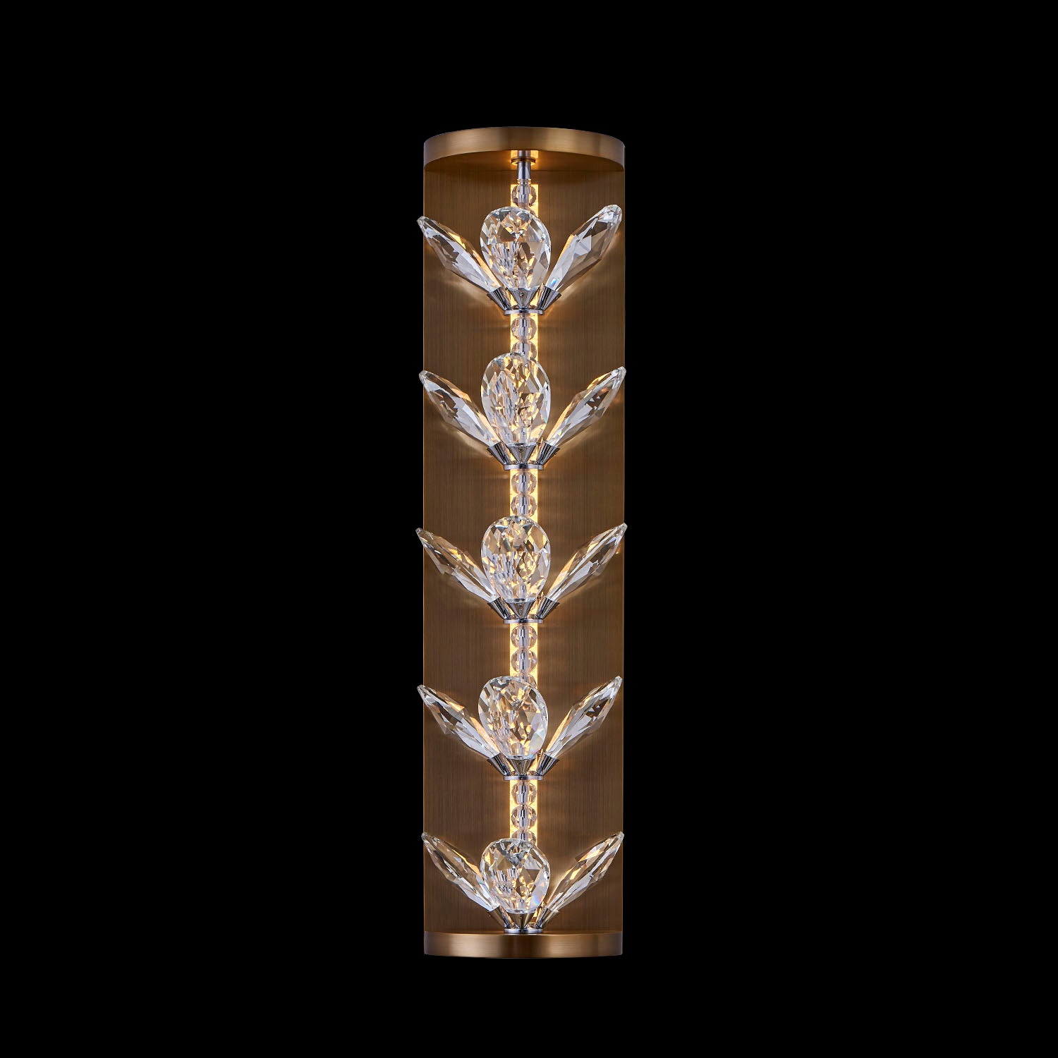 6'' Petalo 1 Light Winter Brass Wall Sconce