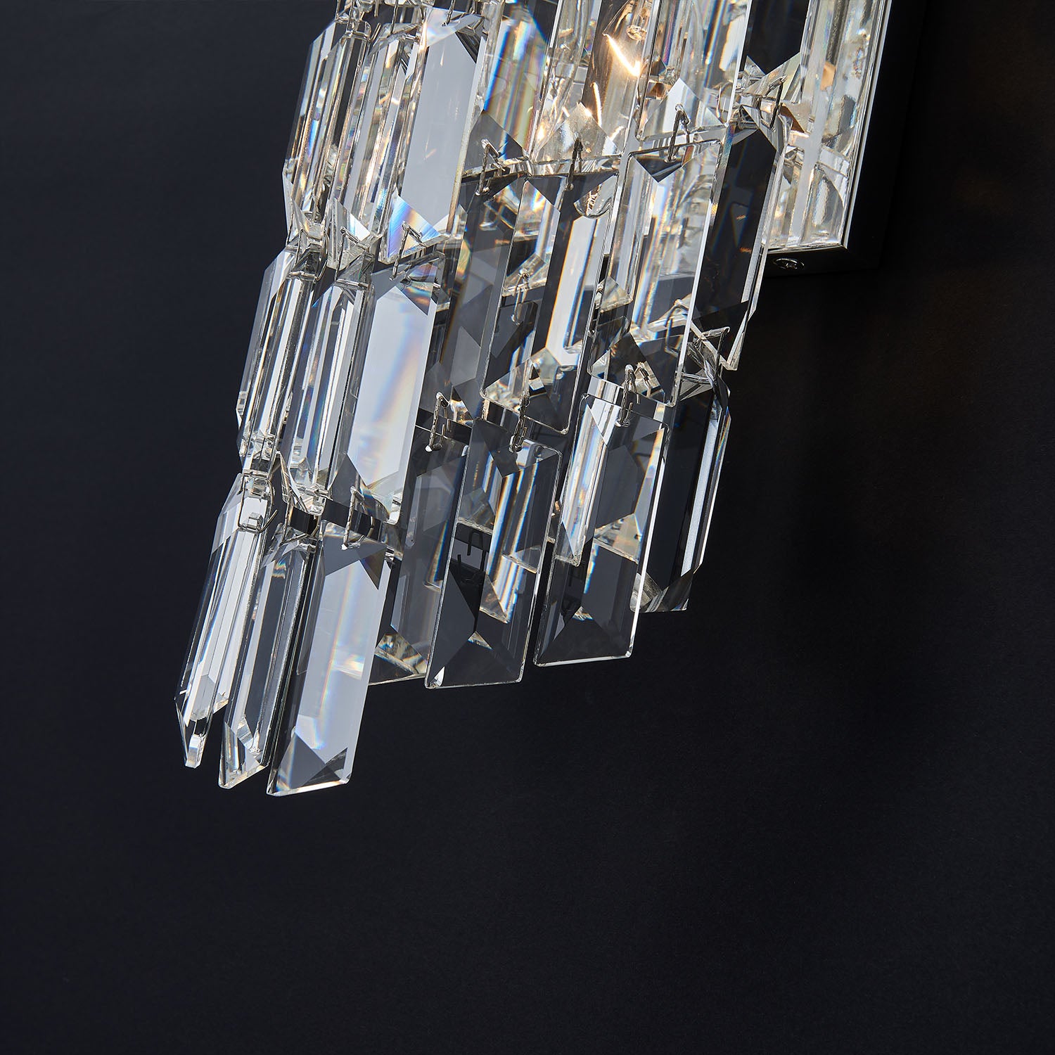 5.5'' Vortice 2 Light Silver Wall Sconce