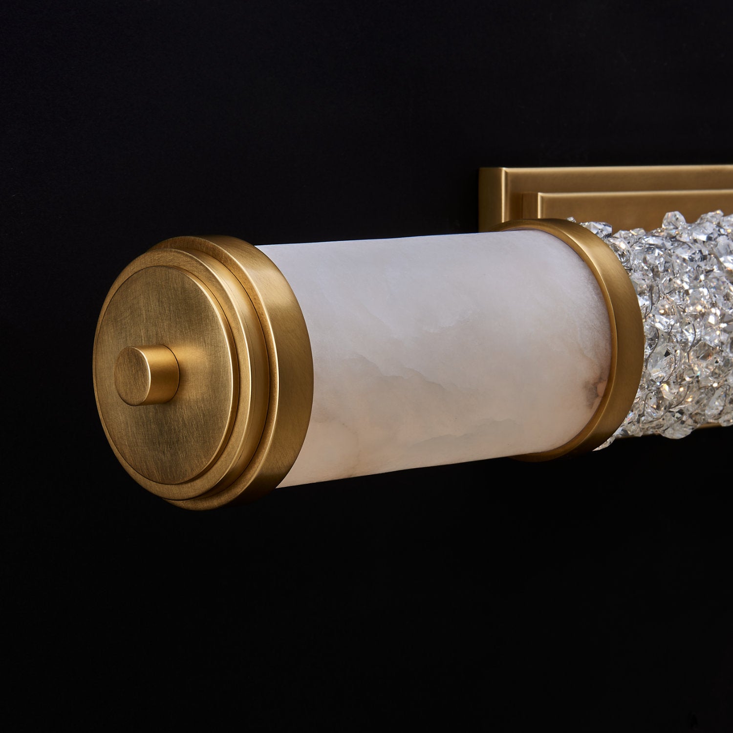5'' Tubo 1 Light True Brass Vanity Light