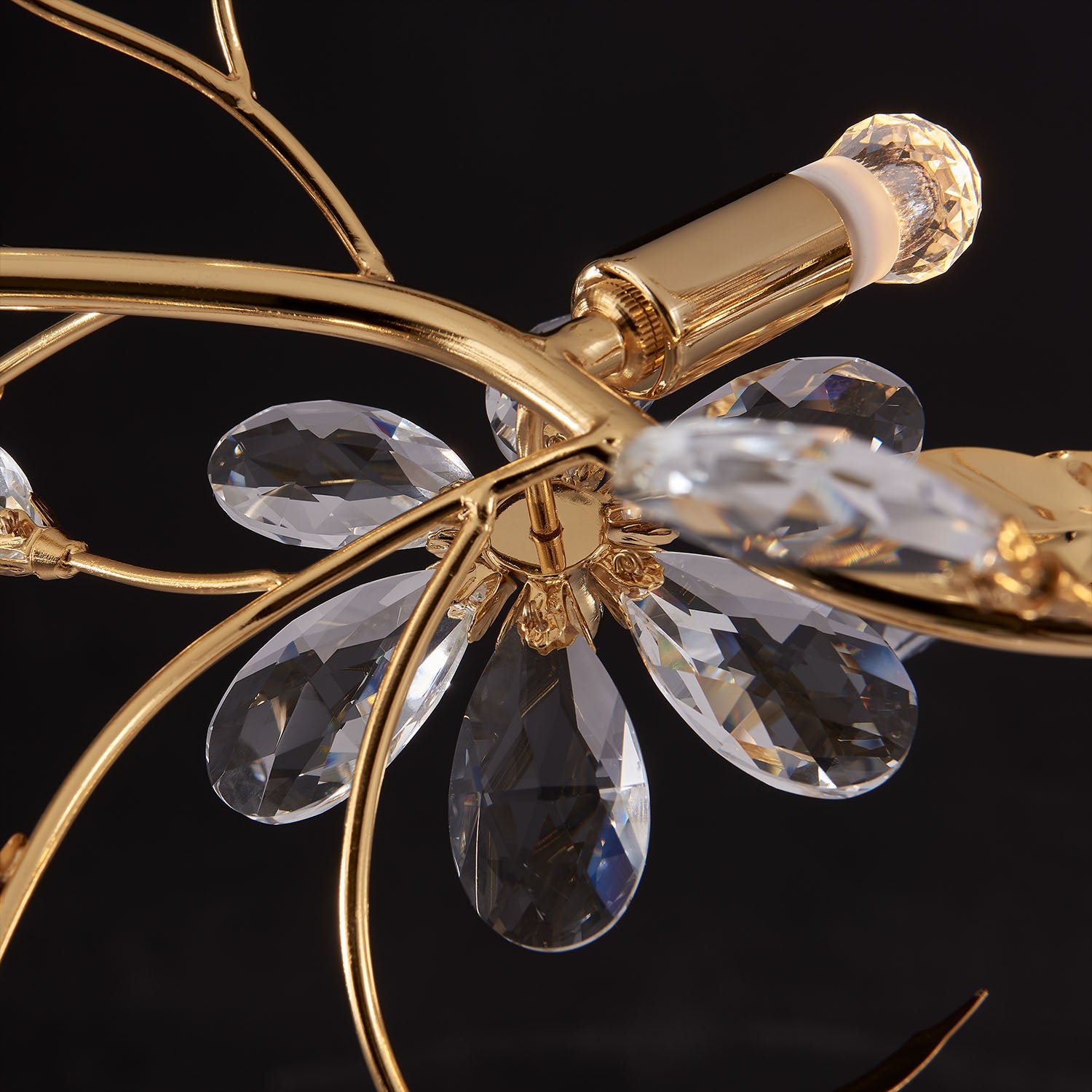9.5'' Ramo 6 Light 24k Gold Linear Pendant