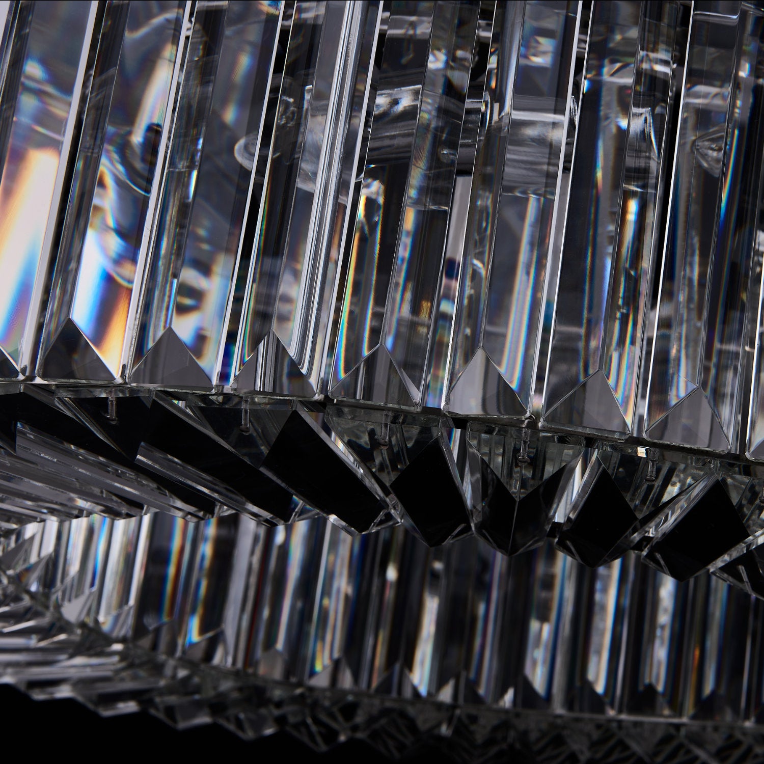 8'' Corda 18 Light Chrome Linear Pendant