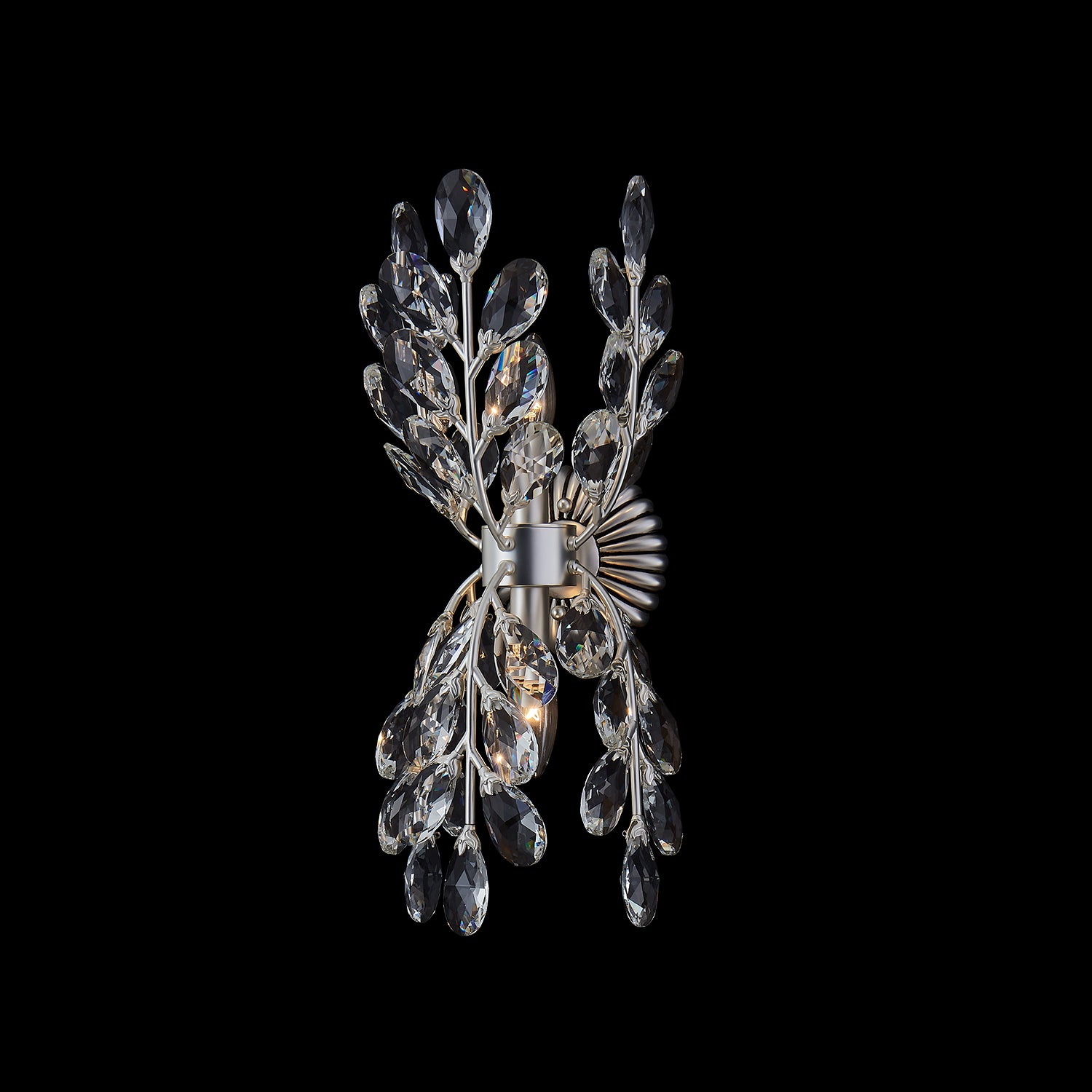 7'' Alloro 2 Light Pewter Wall Sconce