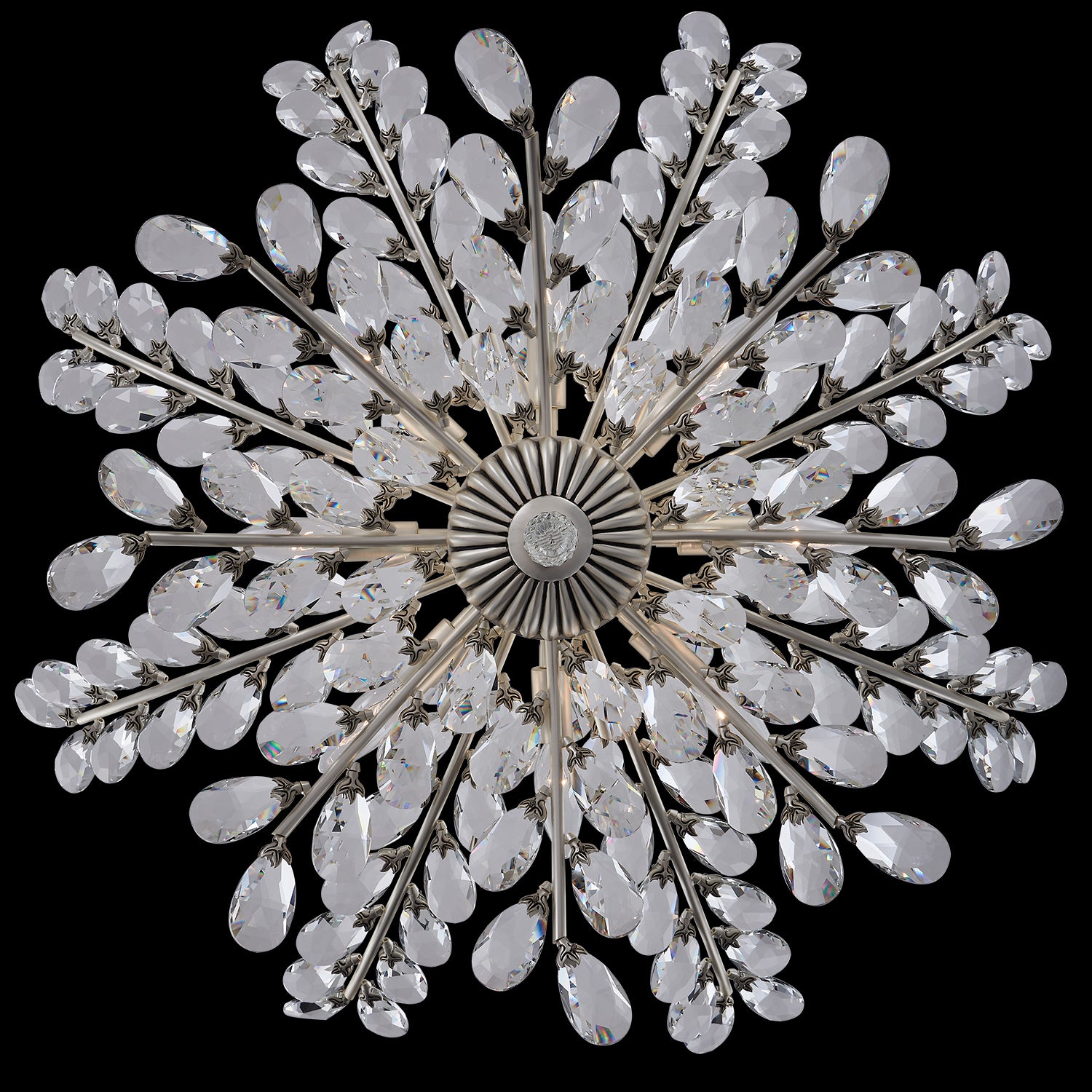 22.5'' Alloro 8 Light Pewter Chandelier