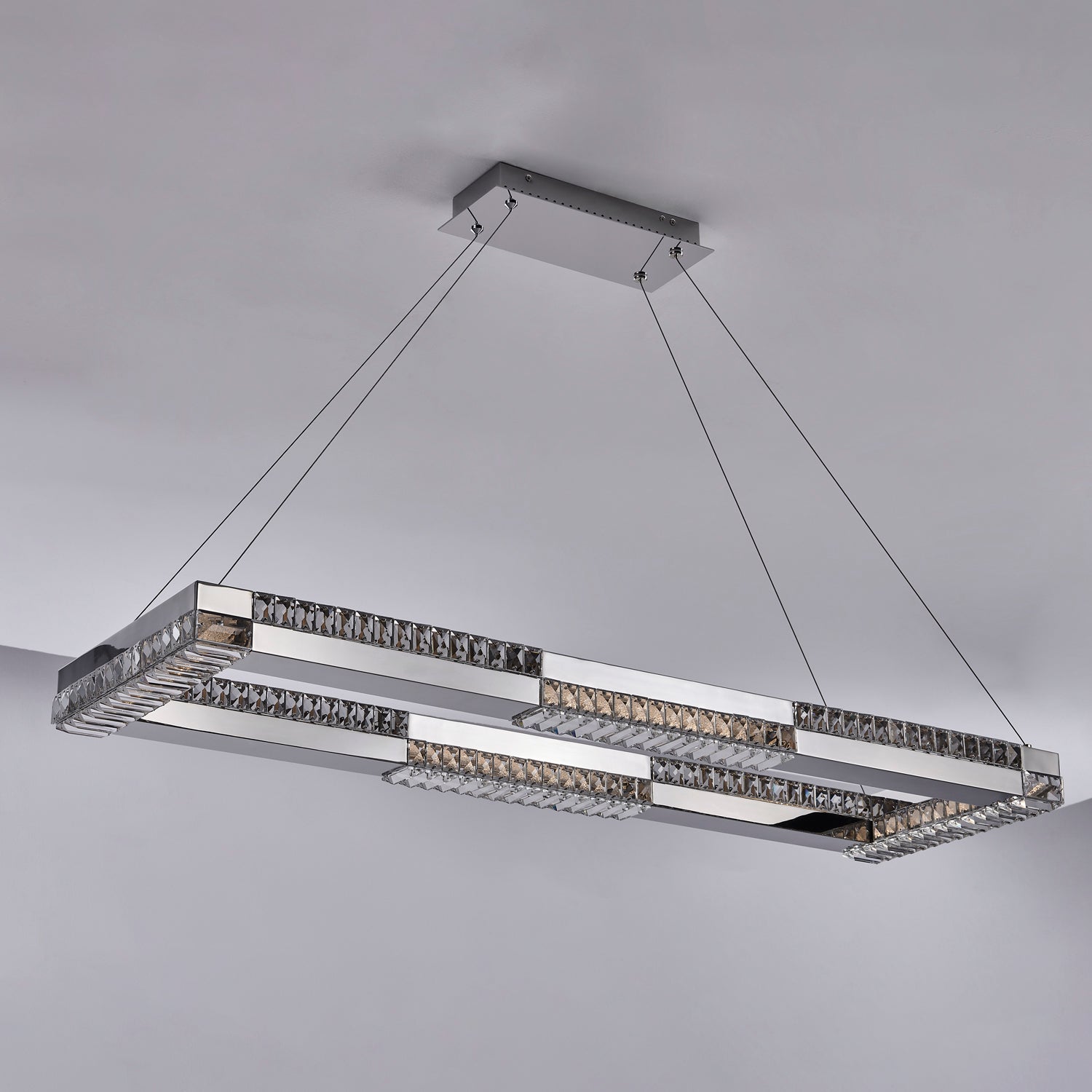 3'' Dama 1 Light Chrome Linear Pendant