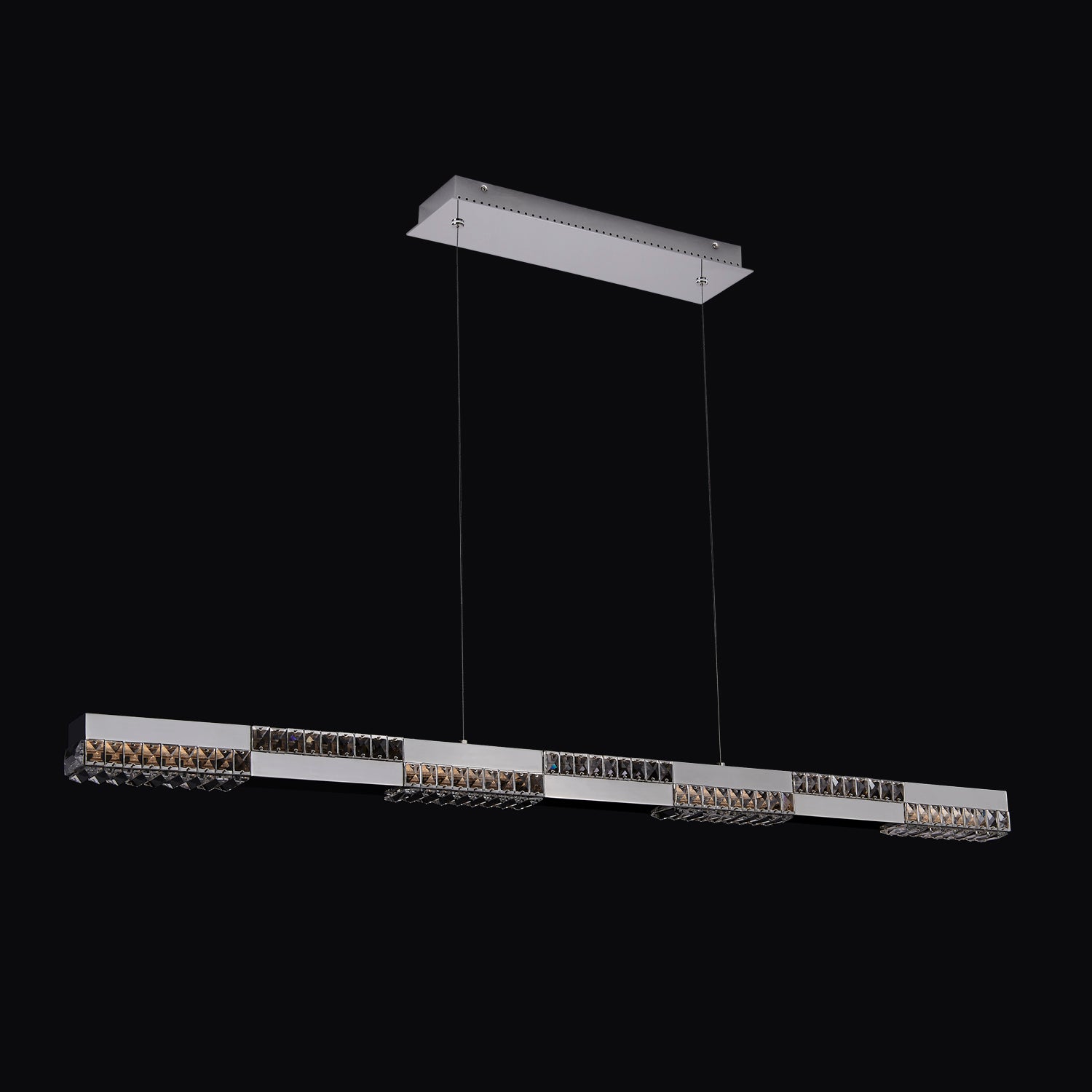 3'' Dama 1 Light Chrome Linear Pendant