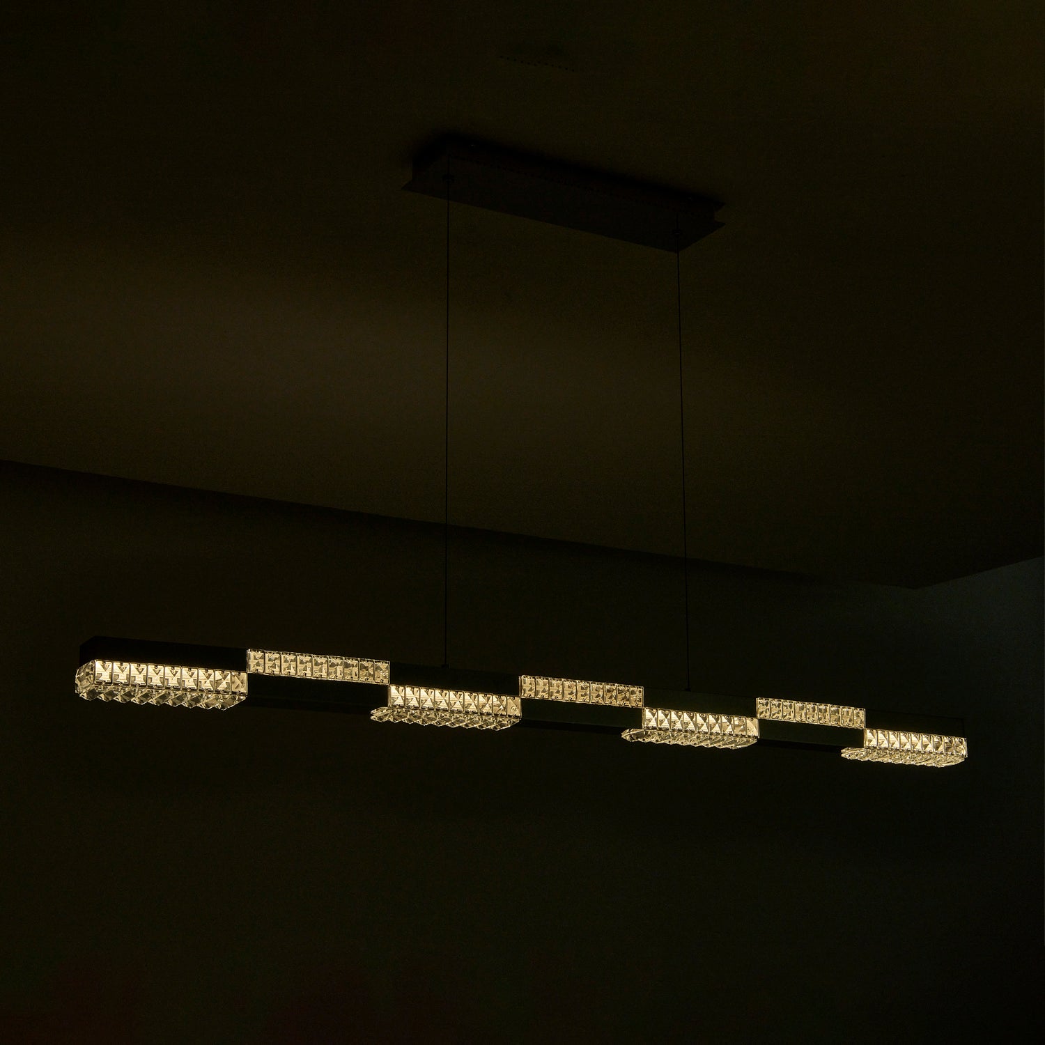 3'' Dama 1 Light Chrome Linear Pendant