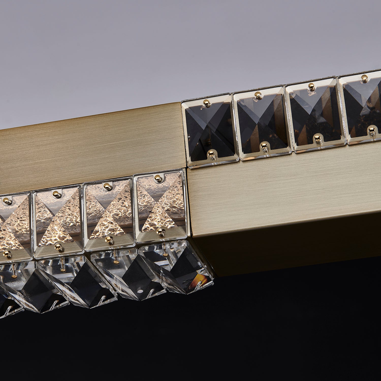 3'' Dama 1 Light Winter Brass Linear Pendant