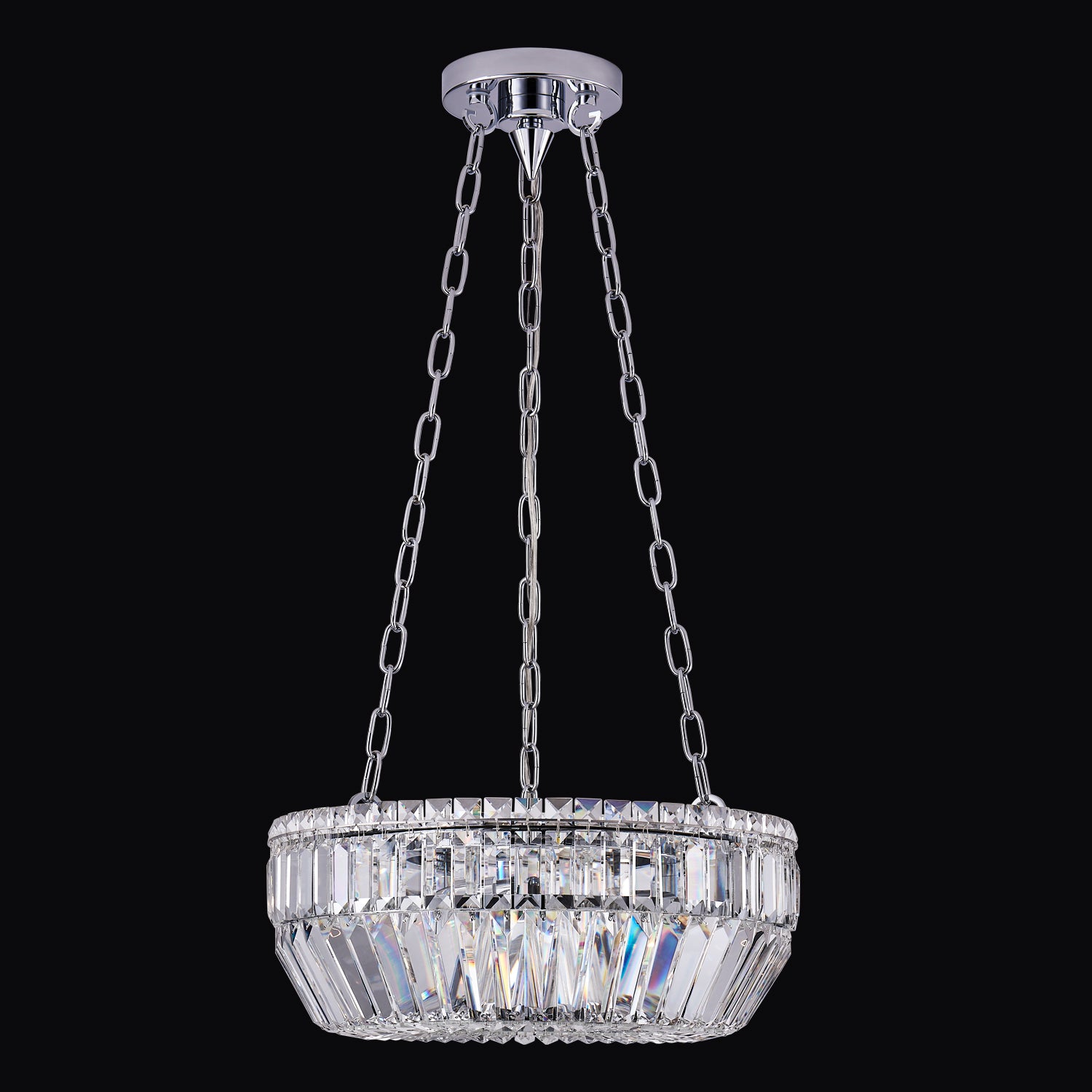 7'' Circolare 5 Light Chrome Pendant