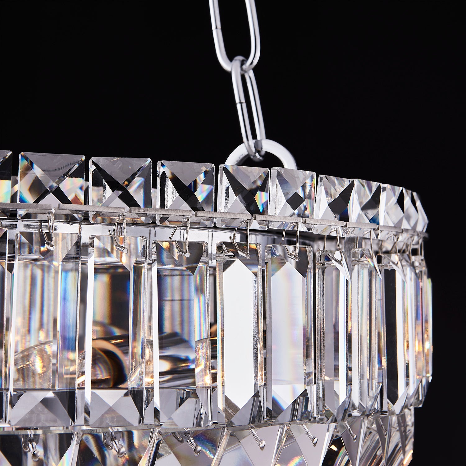 7'' Circolare 5 Light Chrome Pendant