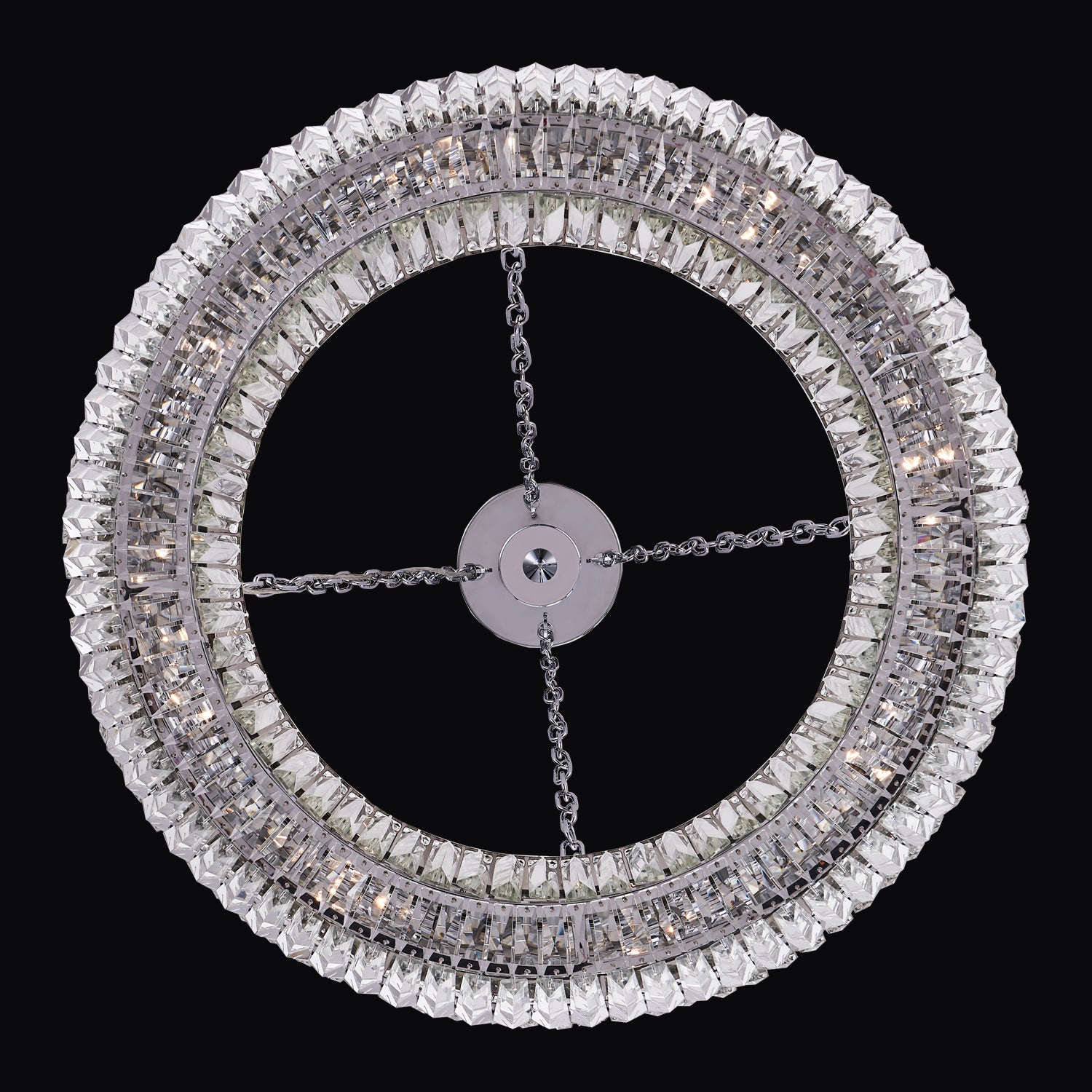 7'' Circolare 8 Light Chrome Chandelier