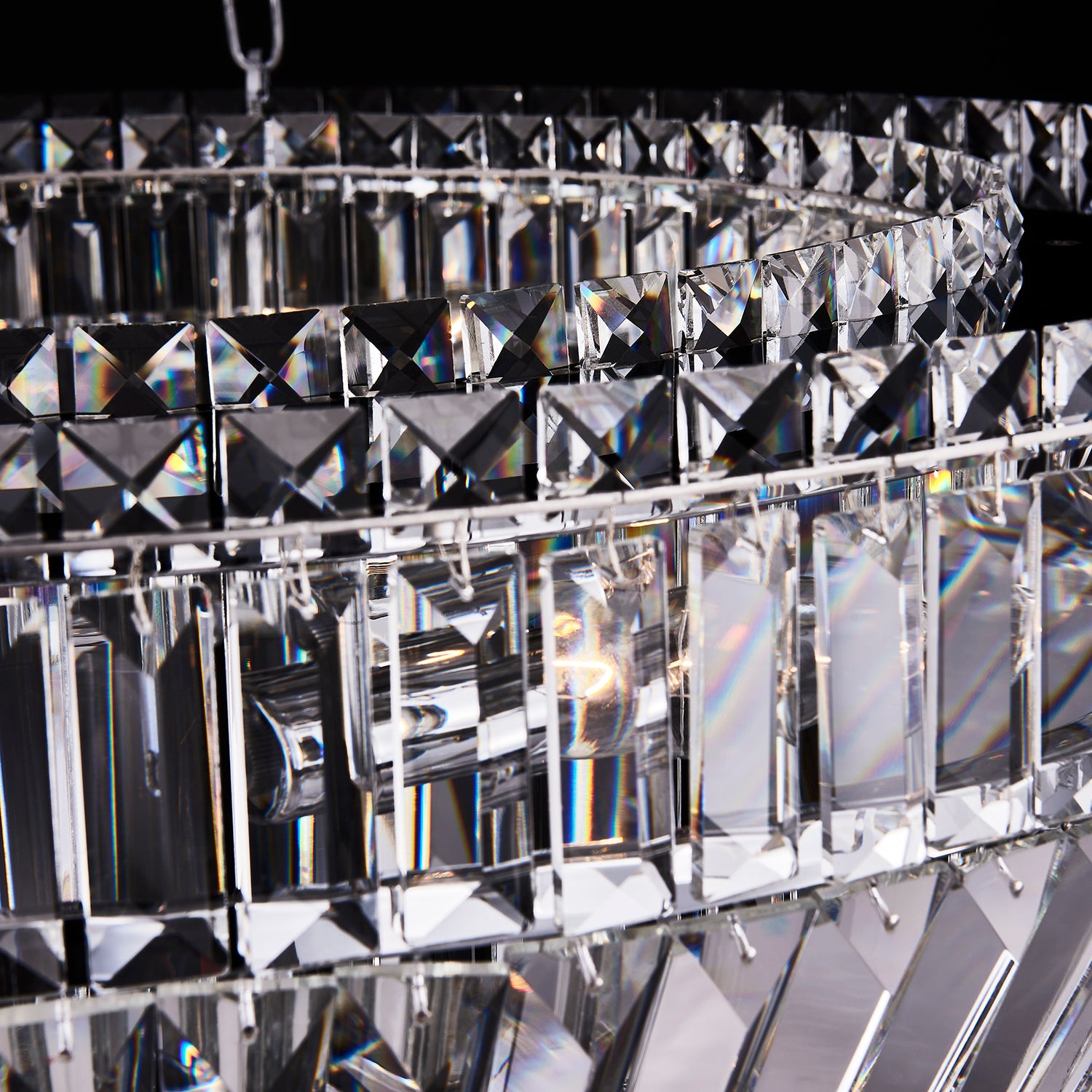7'' Circolare 8 Light Chrome Chandelier