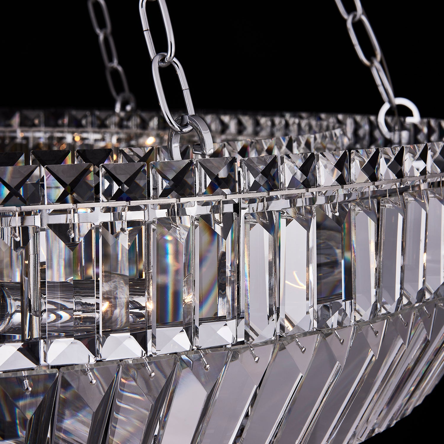 7'' Circolare 12 Light Chrome Chandelier