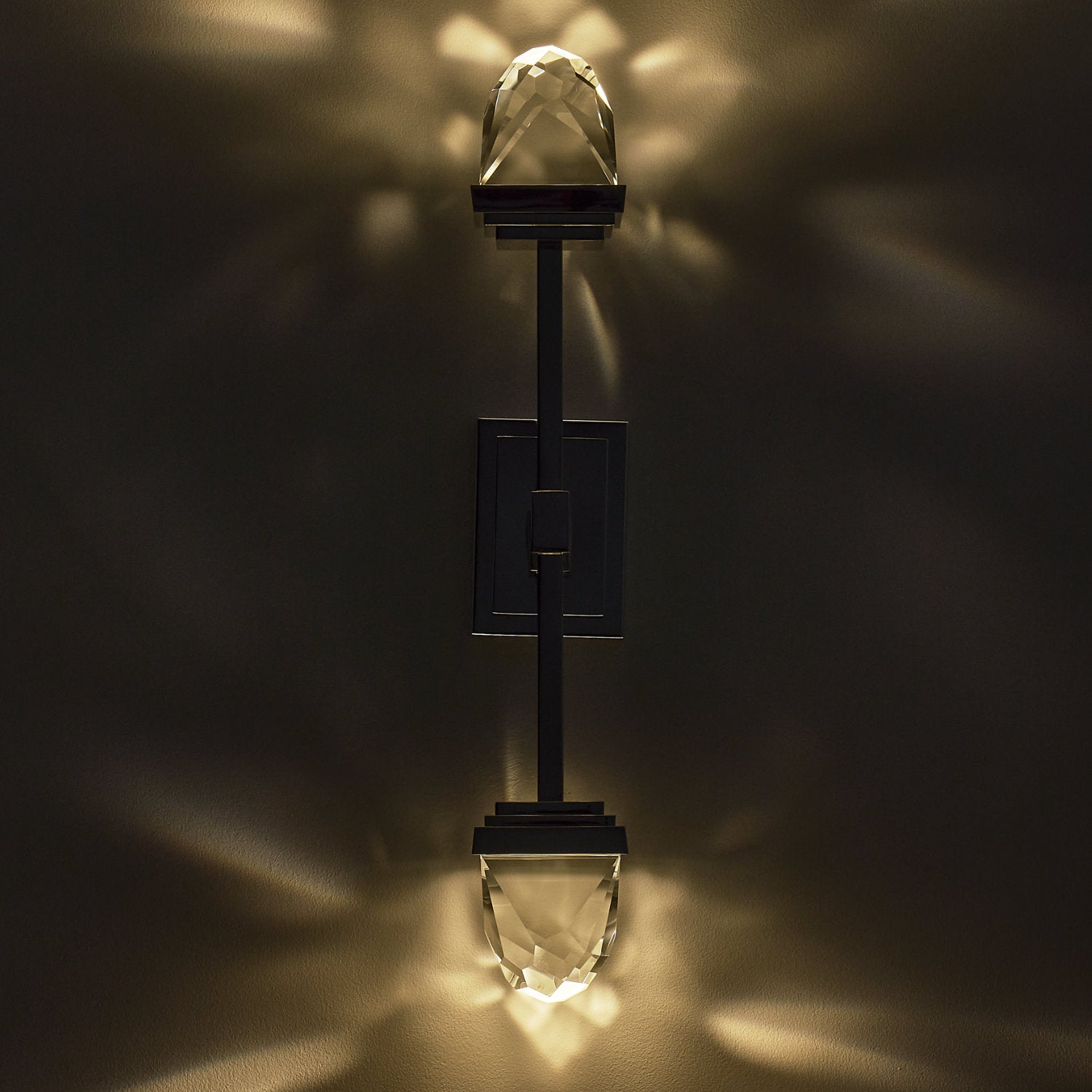 5'' Taglio 2 Light Silver Wall Sconce