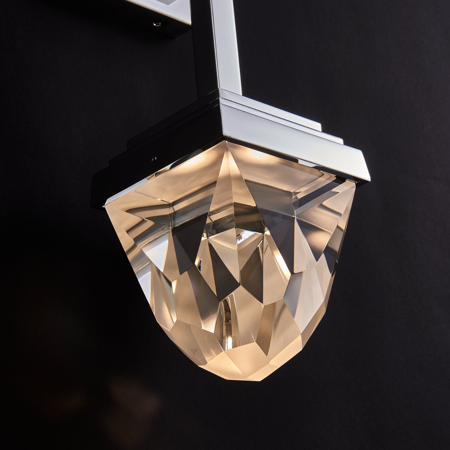 5'' Taglio 2 Light Silver Wall Sconce