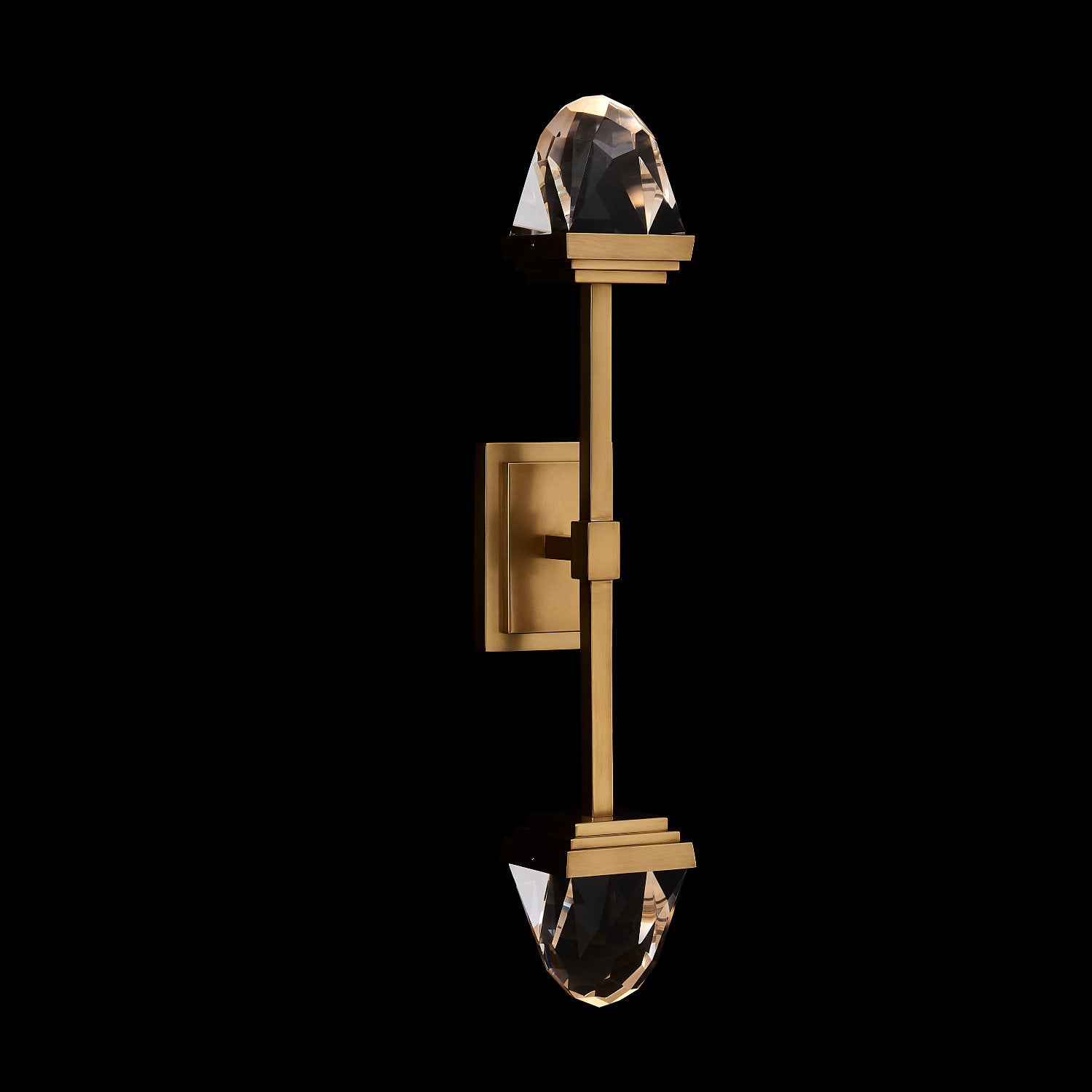 5'' Taglio 2 Light True Brass Wall Sconce