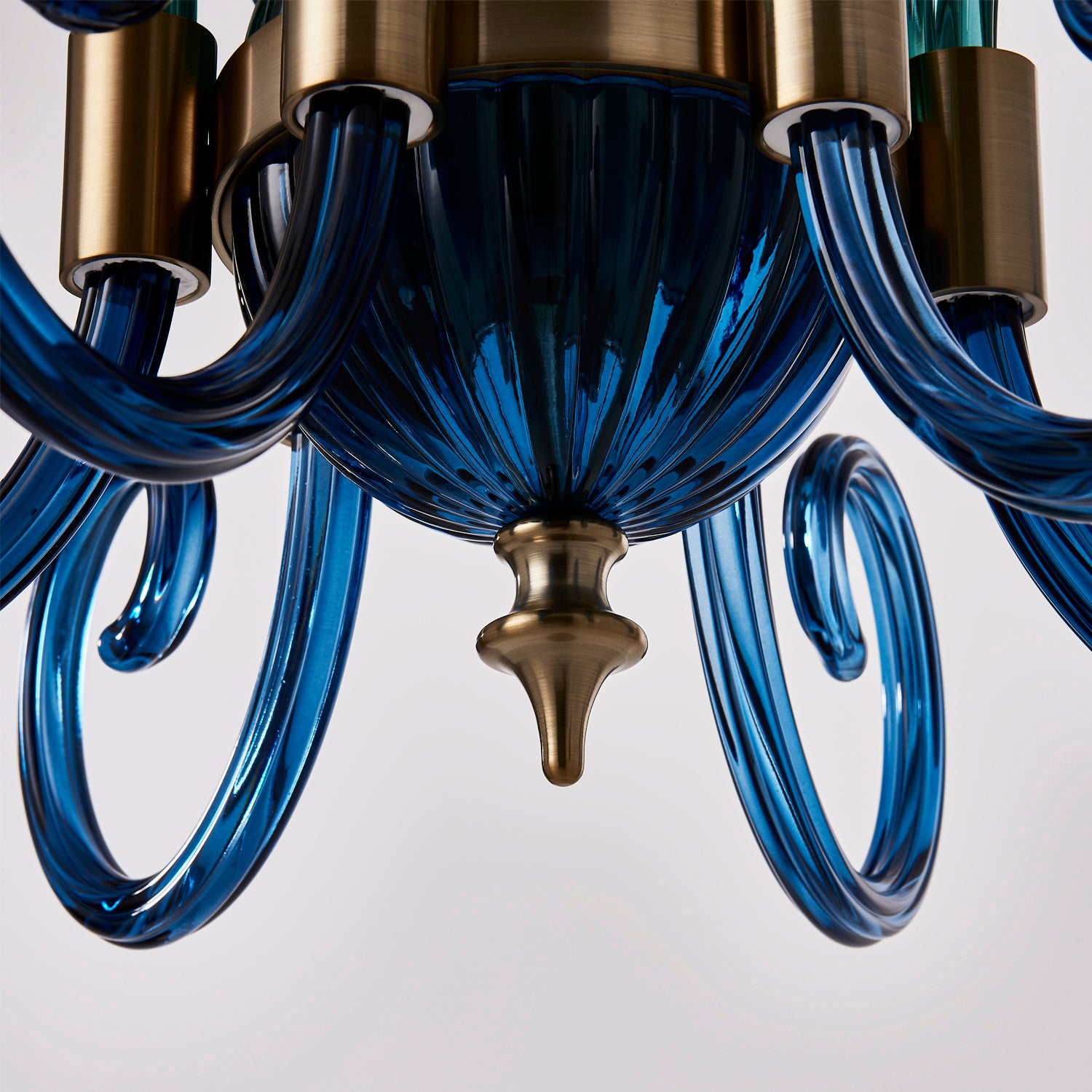 36'' Tinta 6 Light Winter Brass Chandelier