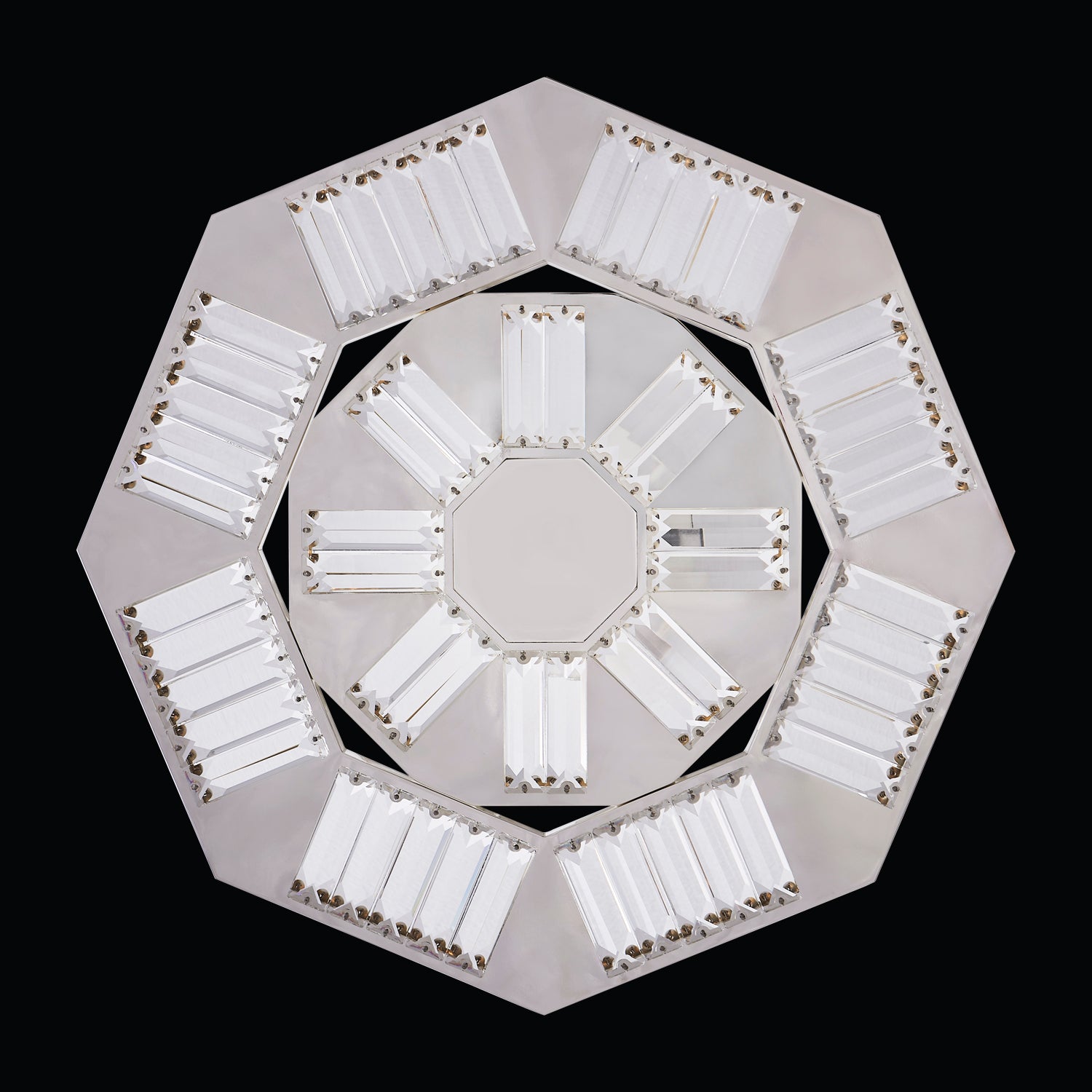 21'' Tempo 1 Light Silver Chandelier