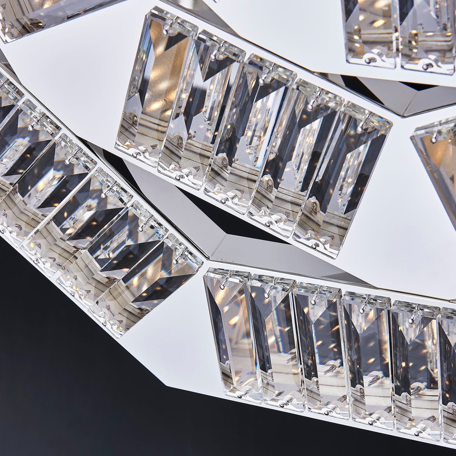 30'' Tempo 1 Light Silver Chandelier
