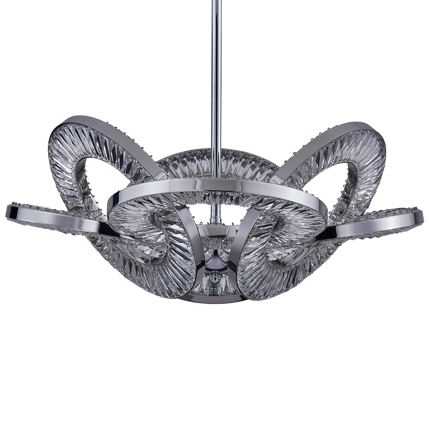 15'' Rotondo 1 Light Chrome Chandelier