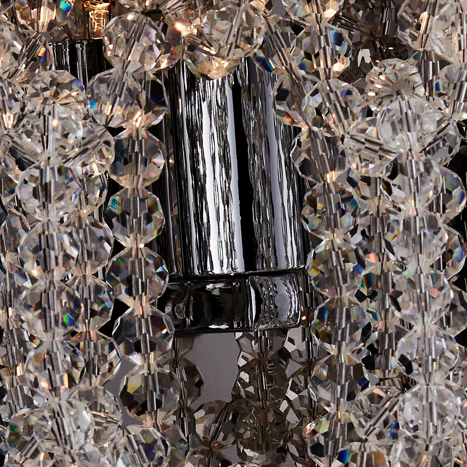7'' Loops 2 Light Chrome Wall Sconce