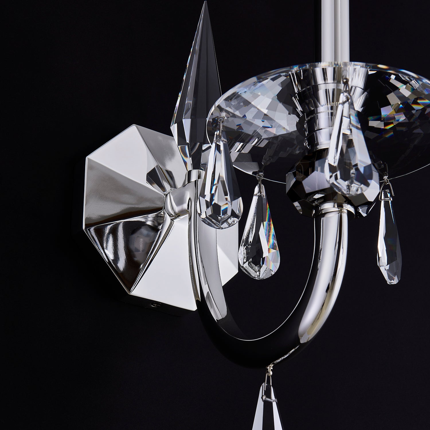 6'' Passo 1 Light Silver Wall Sconce