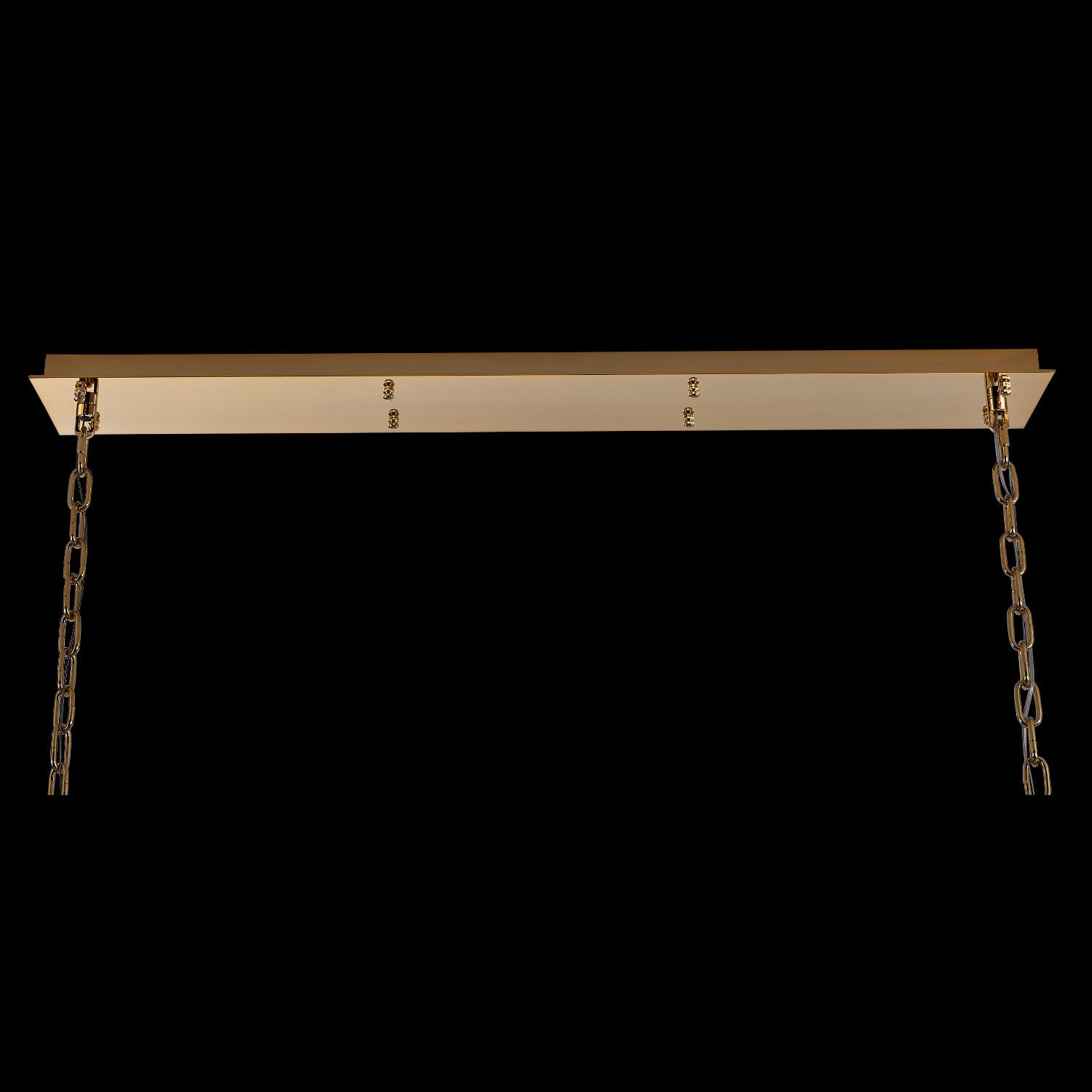 19'' Cadere 24 Light Two Tone 18K Gold Linear Pendant