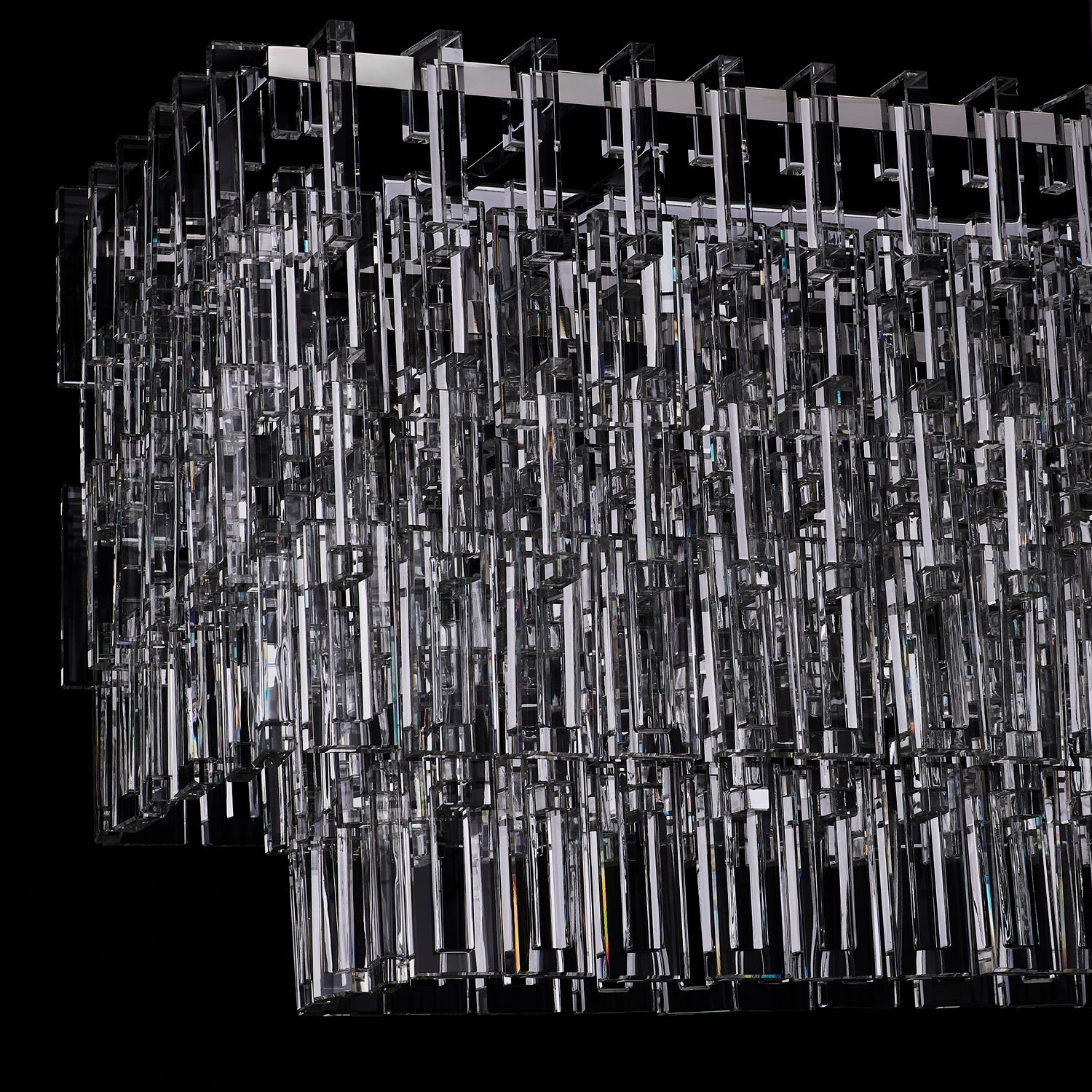 23'' Catene 7 Light Chrome Linear Pendant
