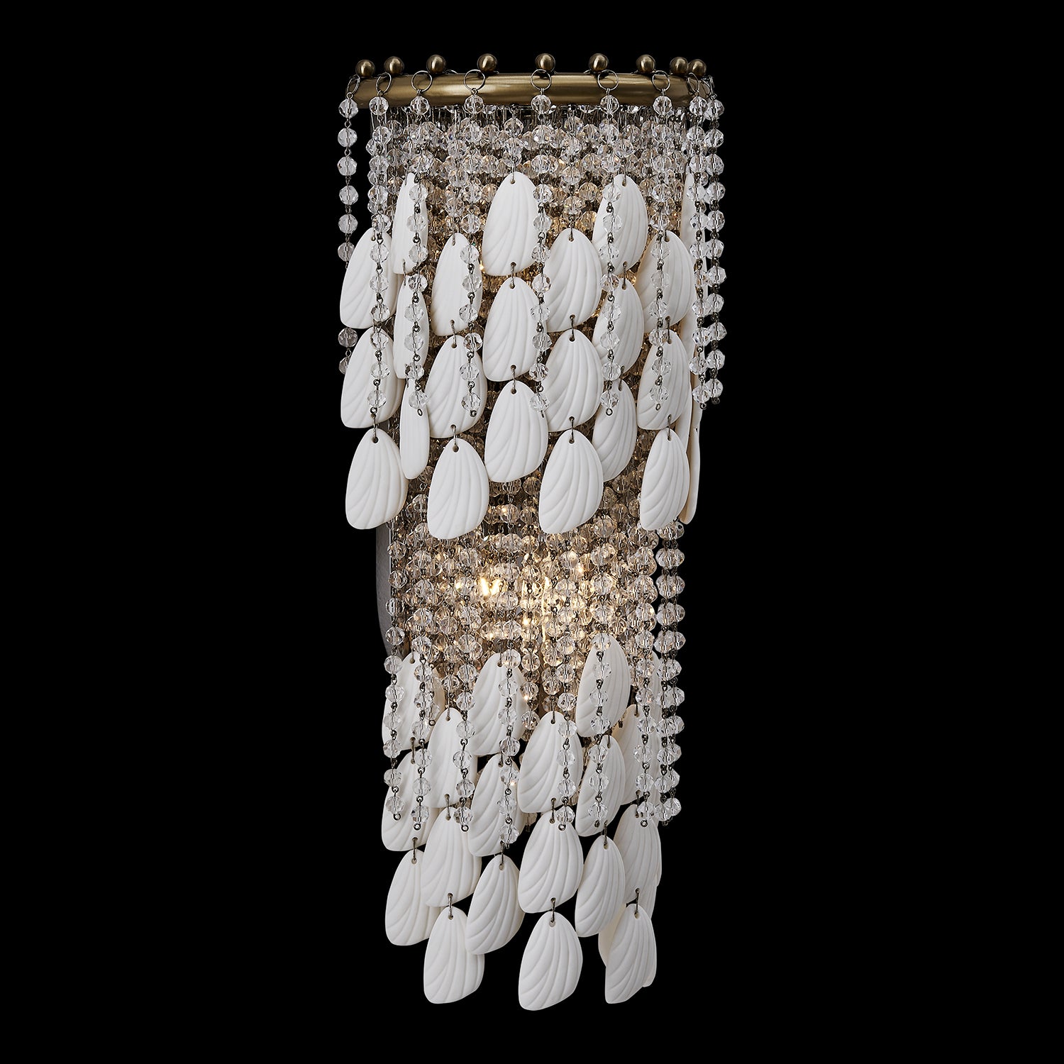 8.75'' Farfalle 2 Light Brushed Champagne Gold Wall Sconce