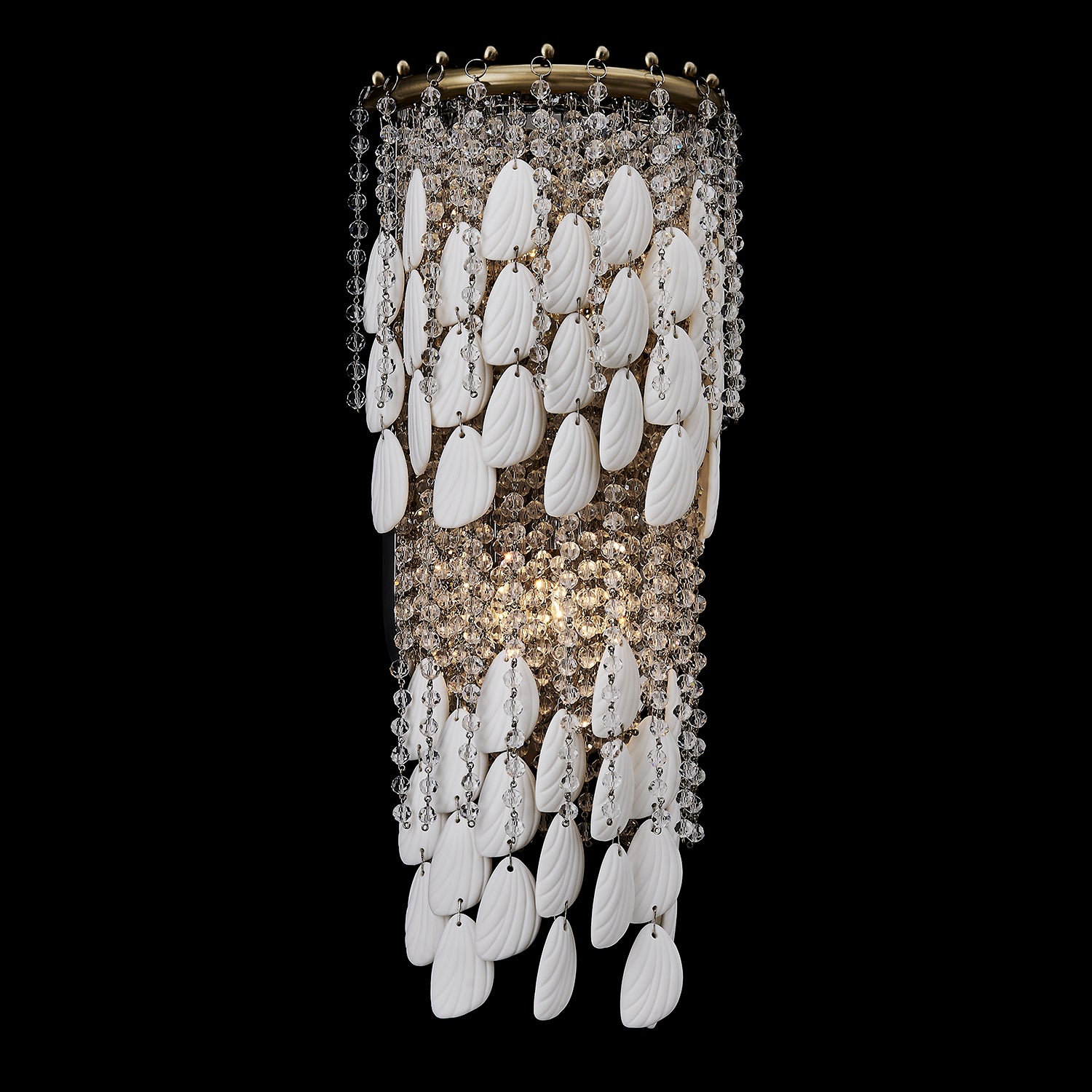8.75'' Farfalle 2 Light Brushed Champagne Gold Wall Sconce
