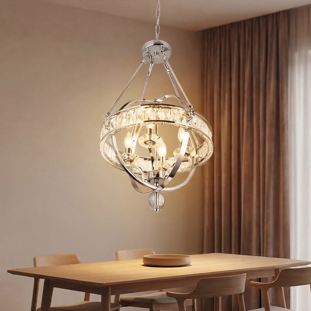 Arkansas 4 Light Chrome Chandelier