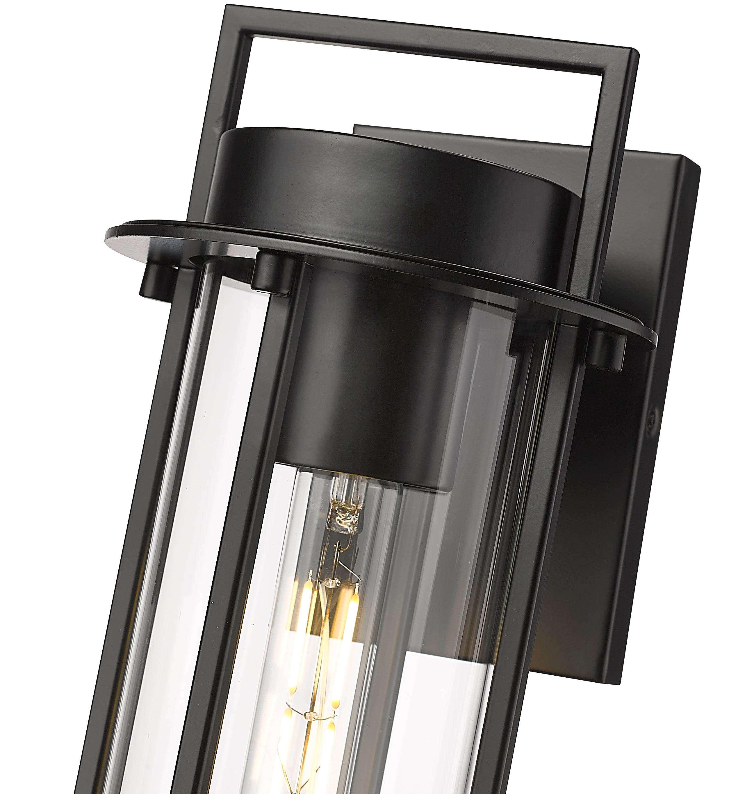 6'' Russell Powder Coated Black 1 Light Wall Sconce