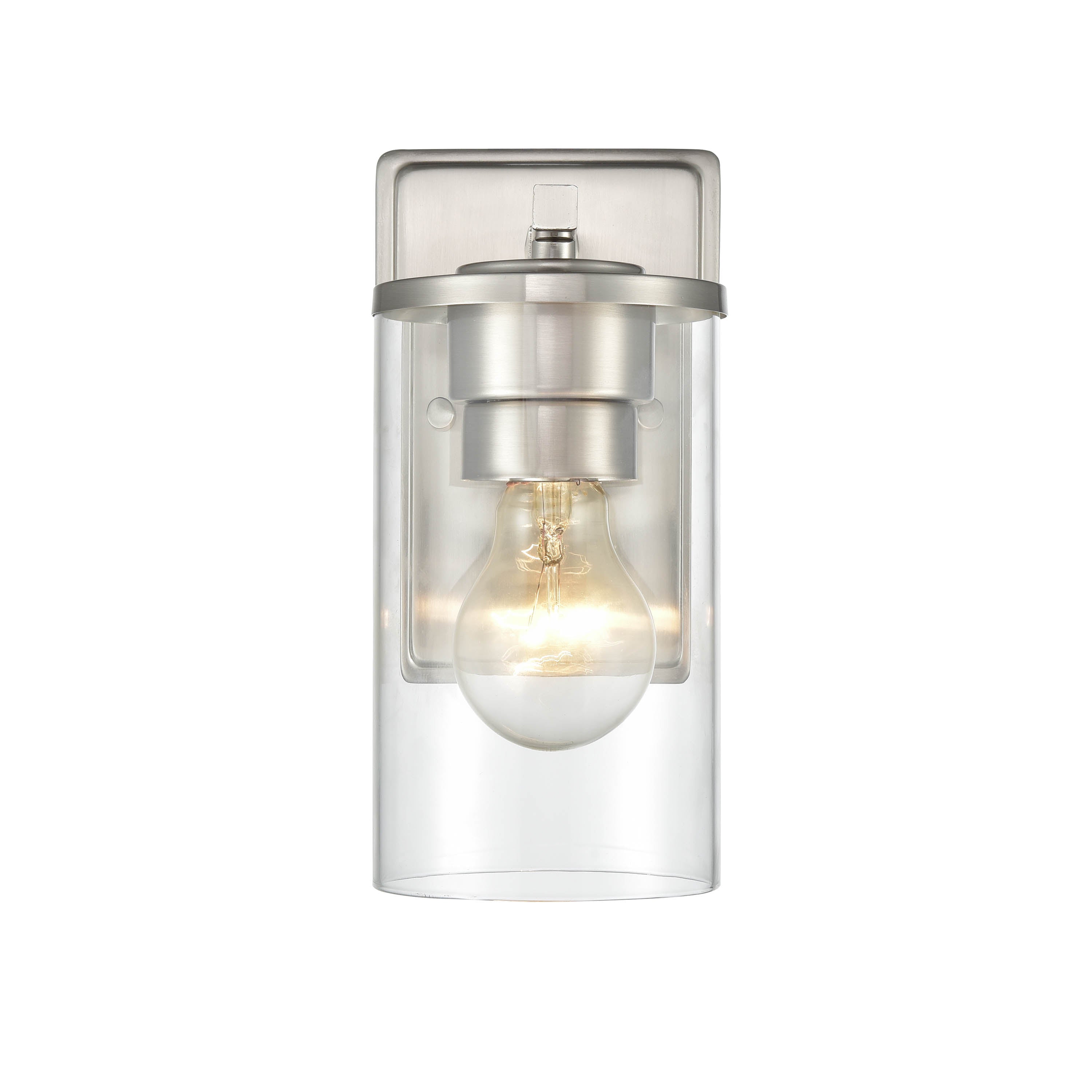 9-inch Verlana Brushed Nickel 1-Light Wall Sconce