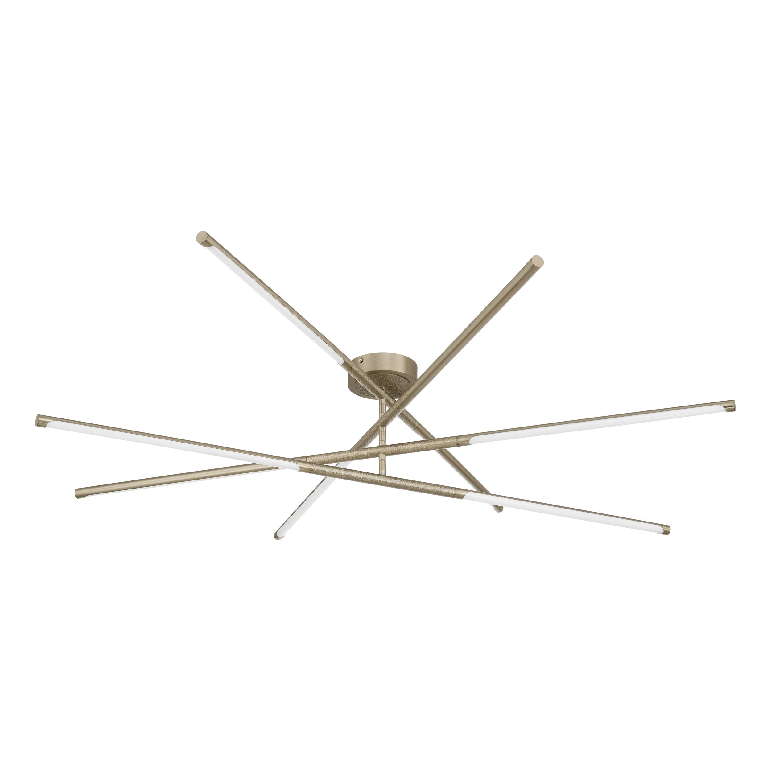 Overture 48-inch 8-light Champagne Gold 5CCT LED Chandelier