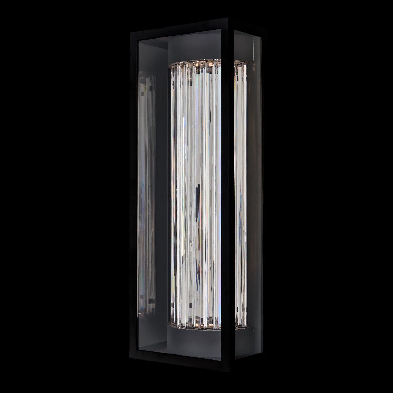 10.5'' Cilindro Esterno 1 Light Matte Black (fluorocarbon) Outdoor Wall Sconce