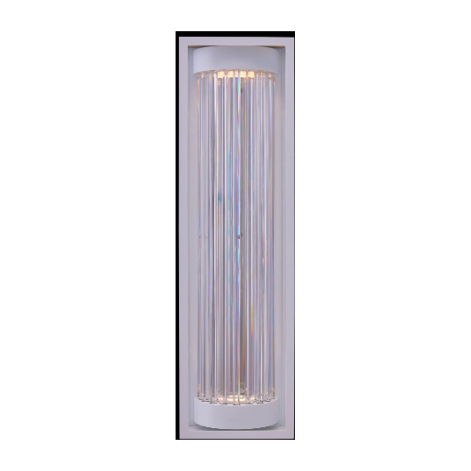 10.5'' Cilindro Esterno 1 Light Outdoor Matte White (fluorocarbon) Wall Sconce