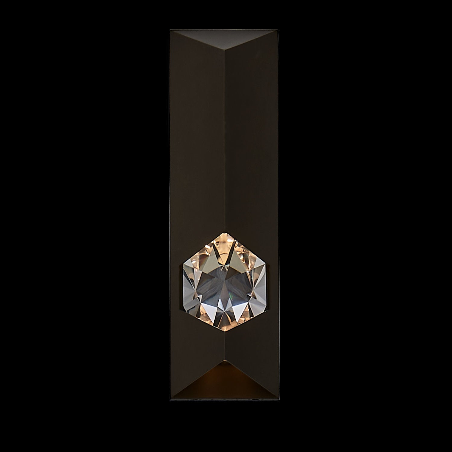 5'' Esterno Cristallo 1 Light Outdoor Bronze Fluorcarbon Outdoor Wall Sconce