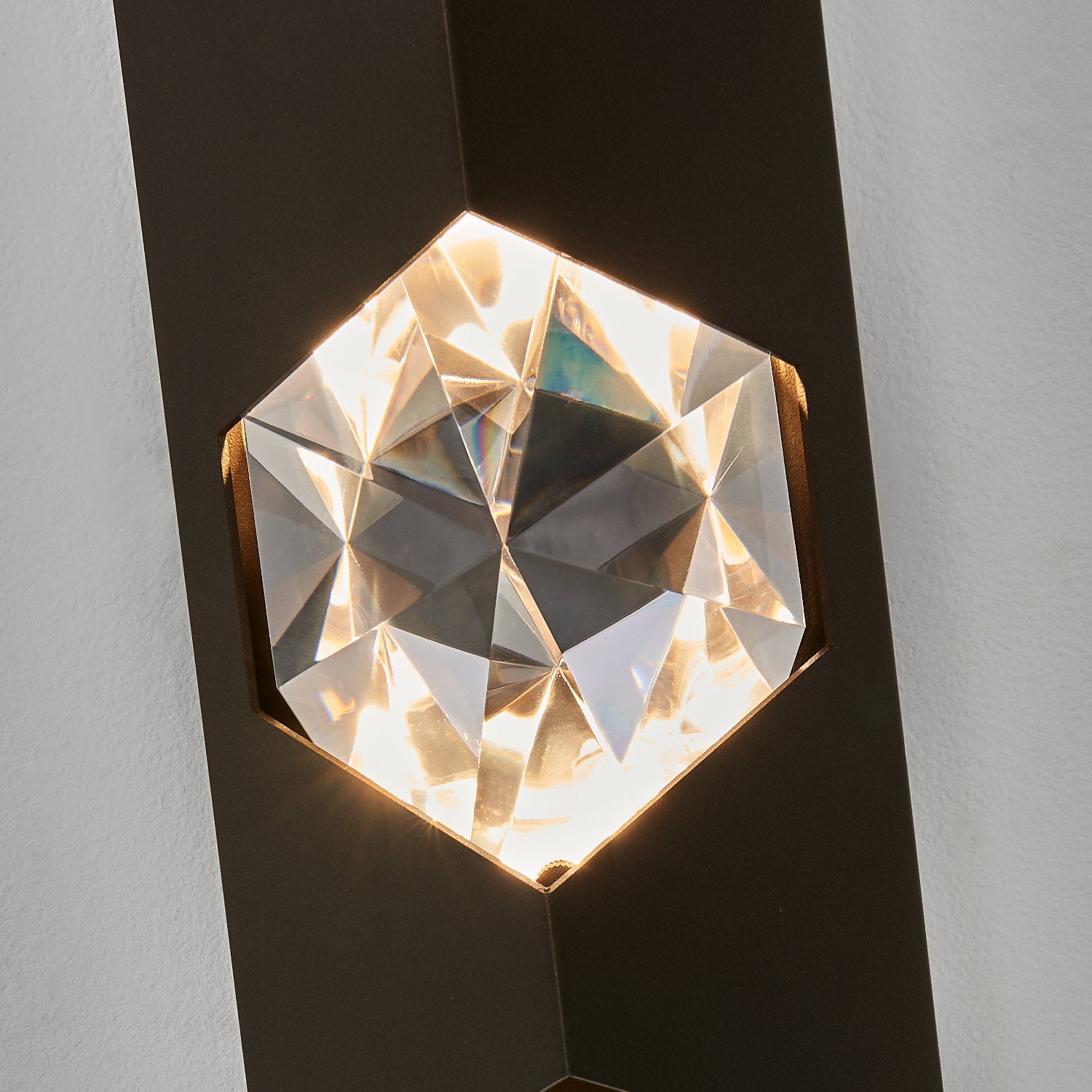 5'' Esterno Cristallo 1 Light Outdoor Bronze Fluorcarbon Outdoor Wall Sconce