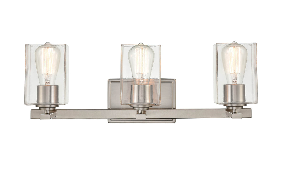 23'' Brushed Nickel 3 Light Bath Vanity
