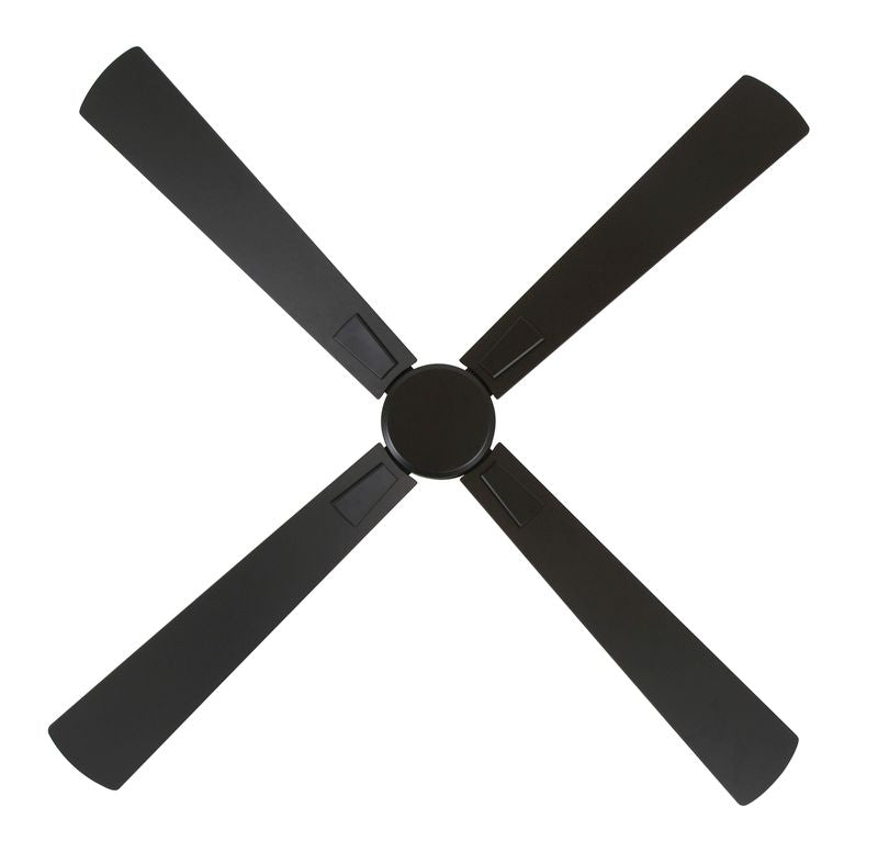 52 Inch DC Black Fan with Remote