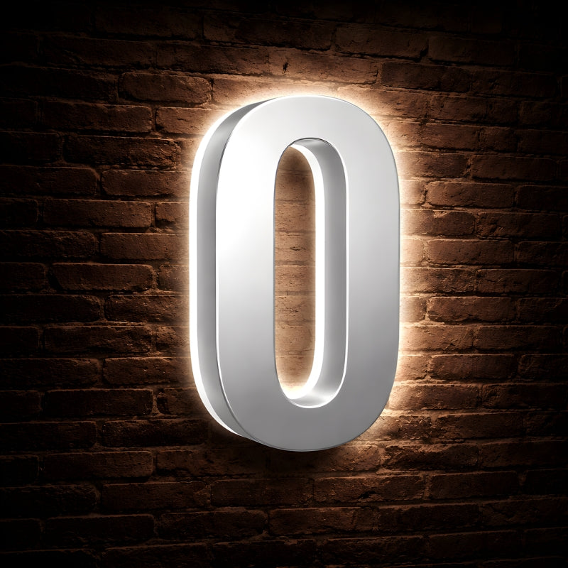 Lighted House Numbers - 5000K Illuminated