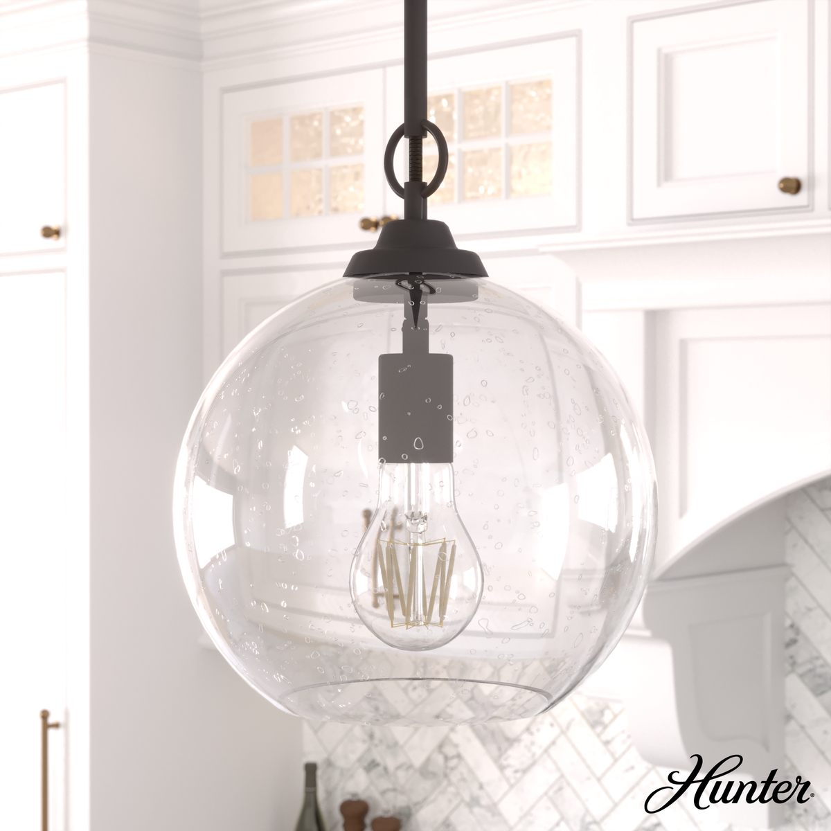 Camelia Stem 53-inch 2-light Matte Black and Off White Linen Linear Chandelier with White Linen Fabric Shade