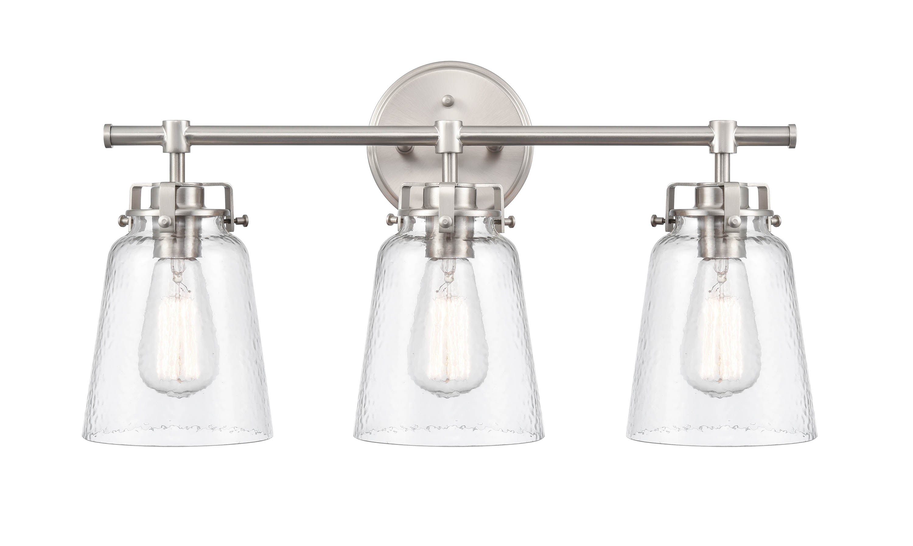 23'' Amberose Brushed Nickel 3 Light Bath Vanity
