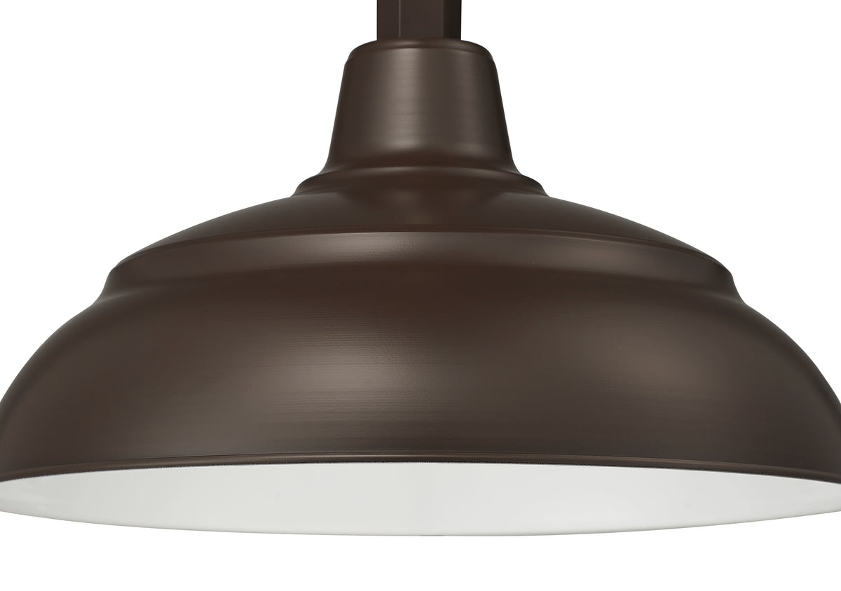 14-inch R Series Architectural Bronze Warehouse Shade