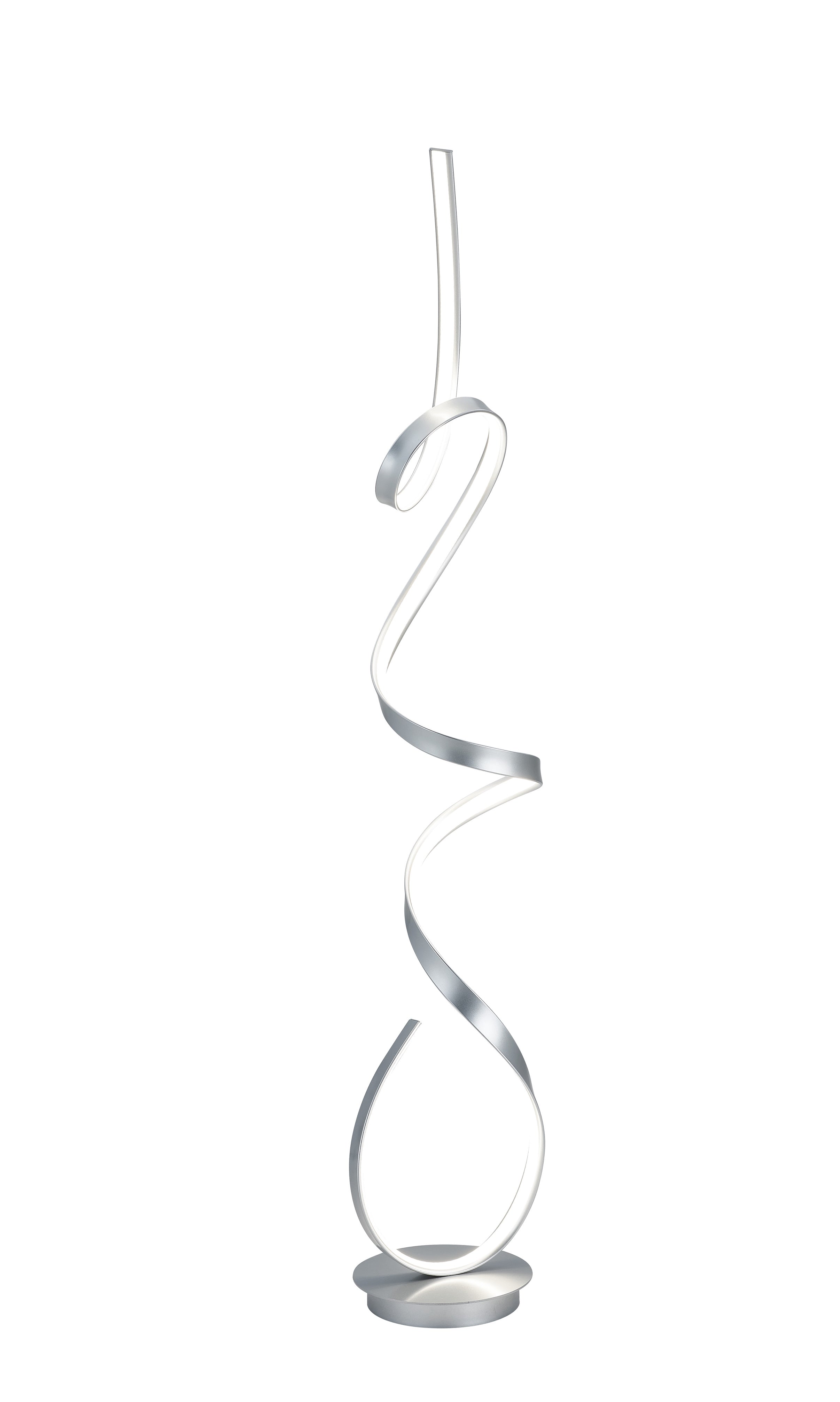 Amsterdam LED Silver 63" Floor Lamp | Dimmable